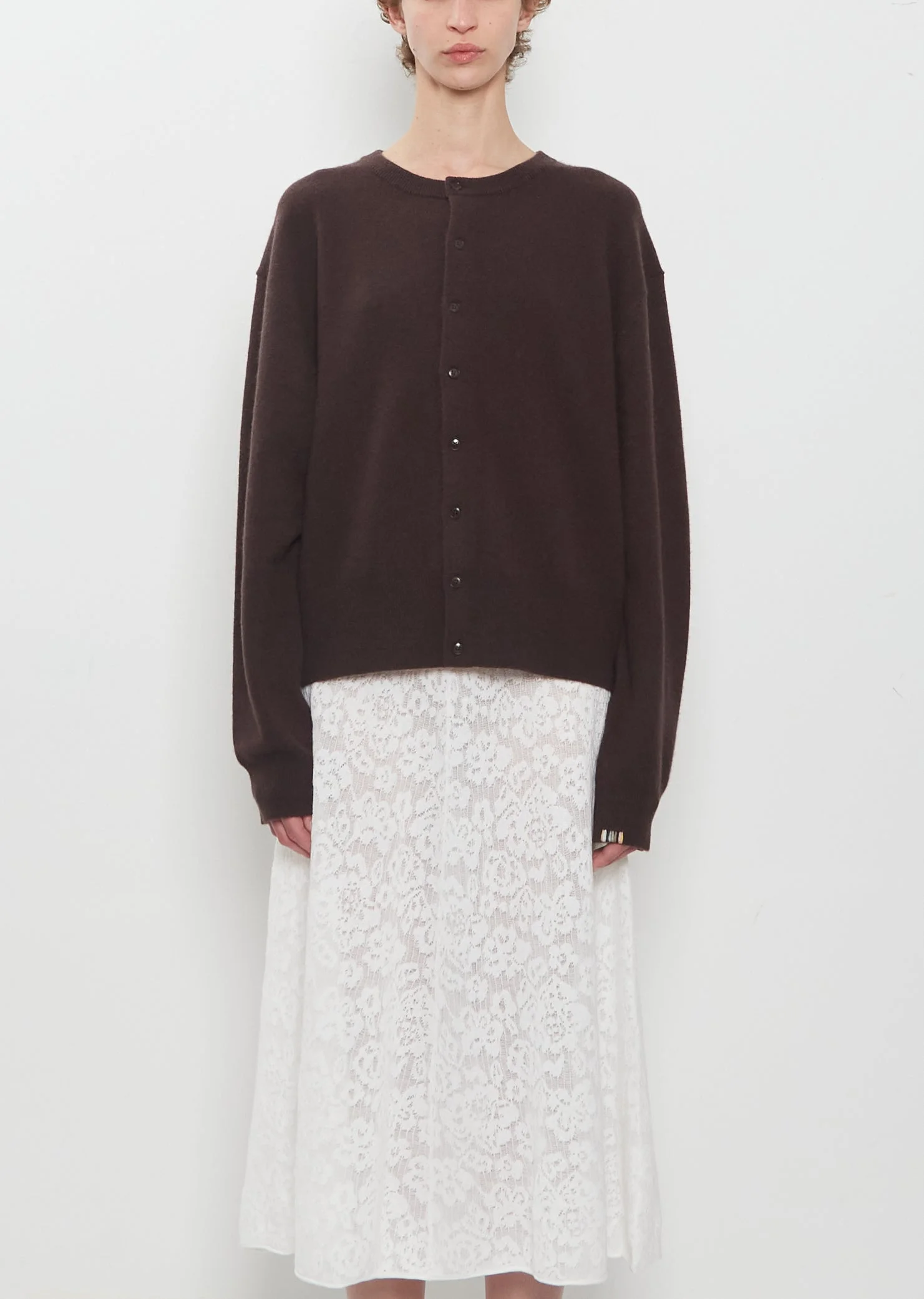 n°436 Luce Cashmere Button Up Cardigan - 1
