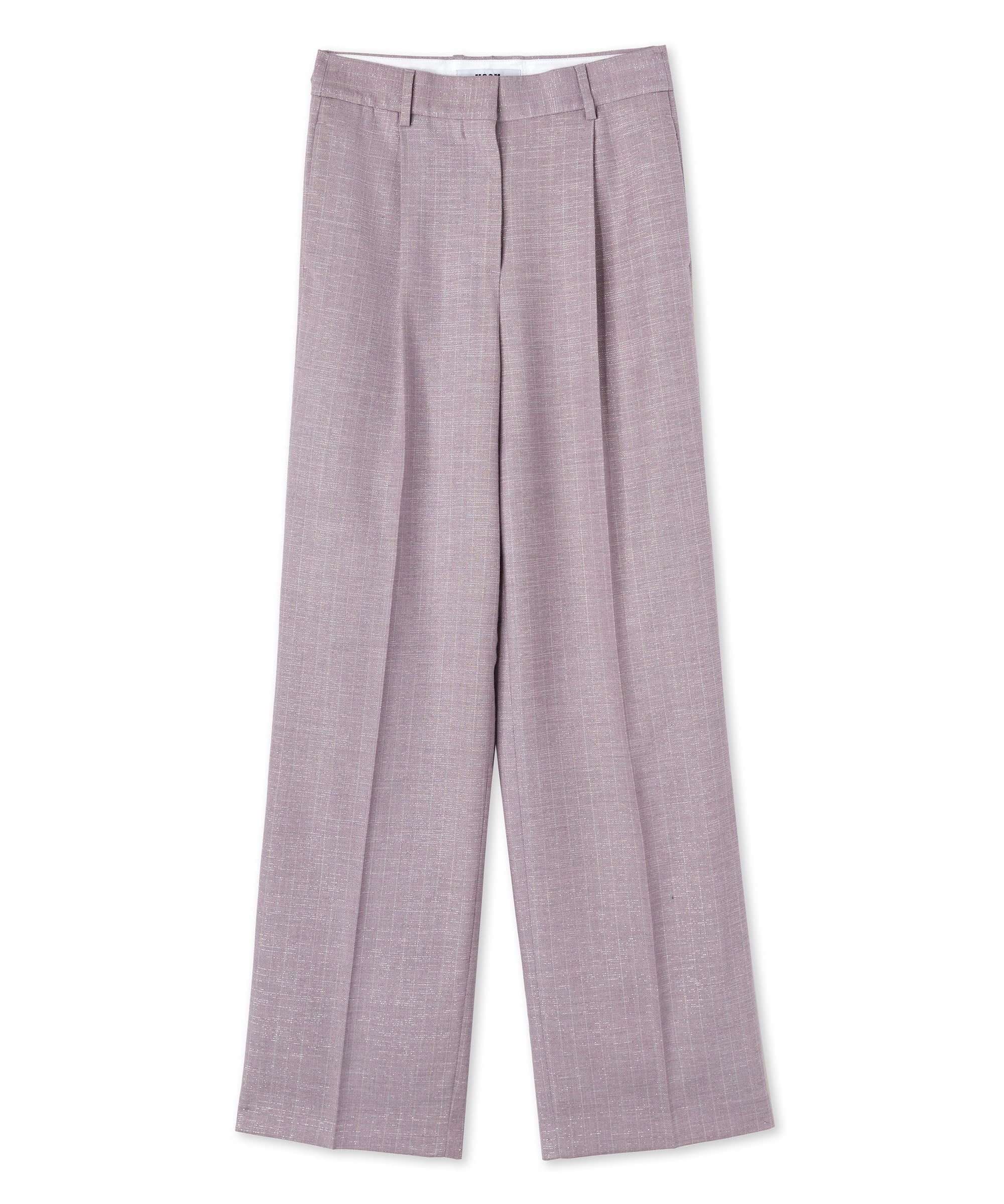 Trousers with  "Shiny Pinstriped Wool" workmanship - 1