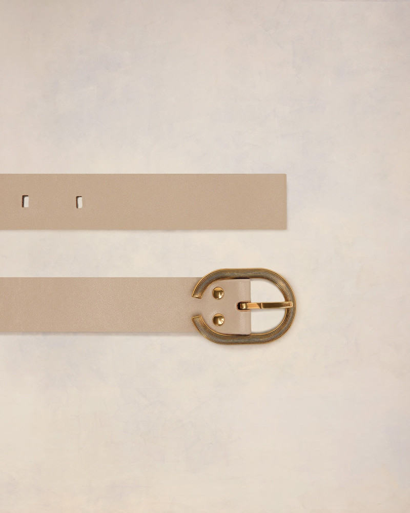 AMI Paris OVAL BUCKLE BELT 25 MM outlook