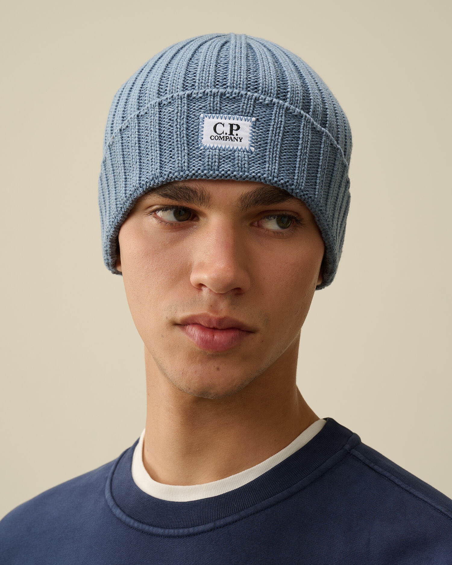 Extra Fine Merino Wool Logo Beanie 2