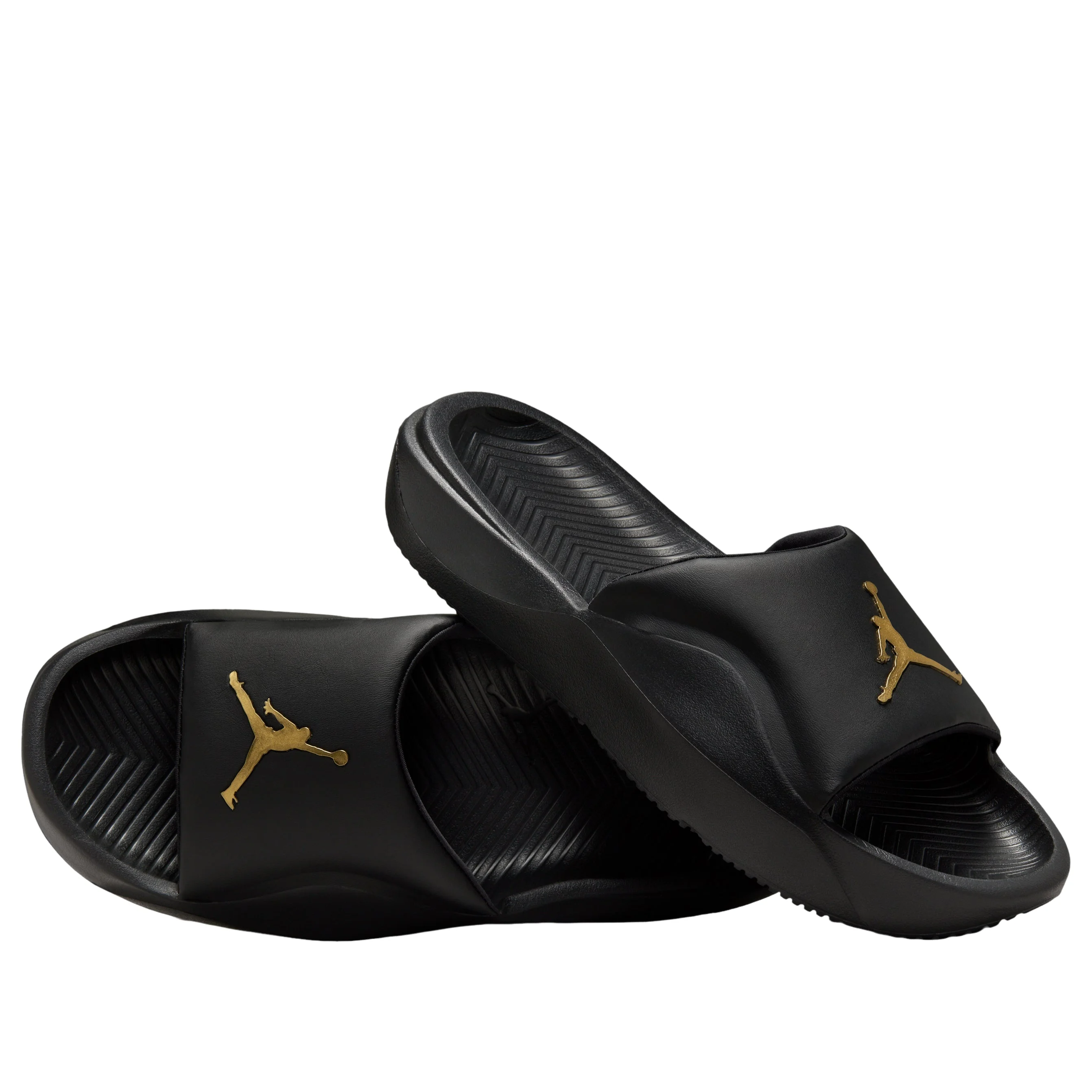 Air Jordan Franchise Slides 'Black Metallic Gold' HF3263-007 - 1