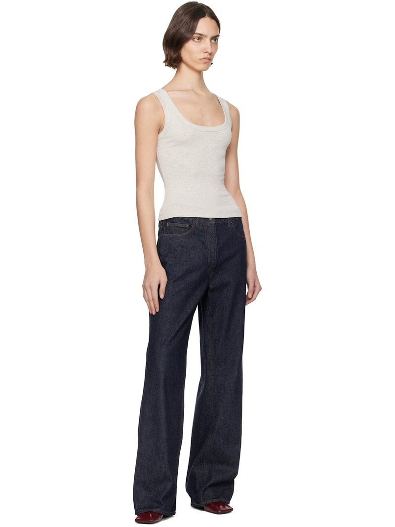 FLORE FLORE Gray Hillie Tank Top outlook