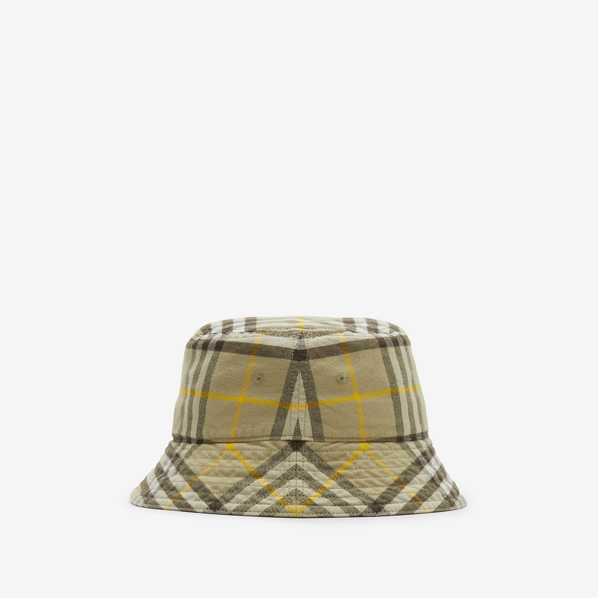 Check Cotton Bucket Hat - 5