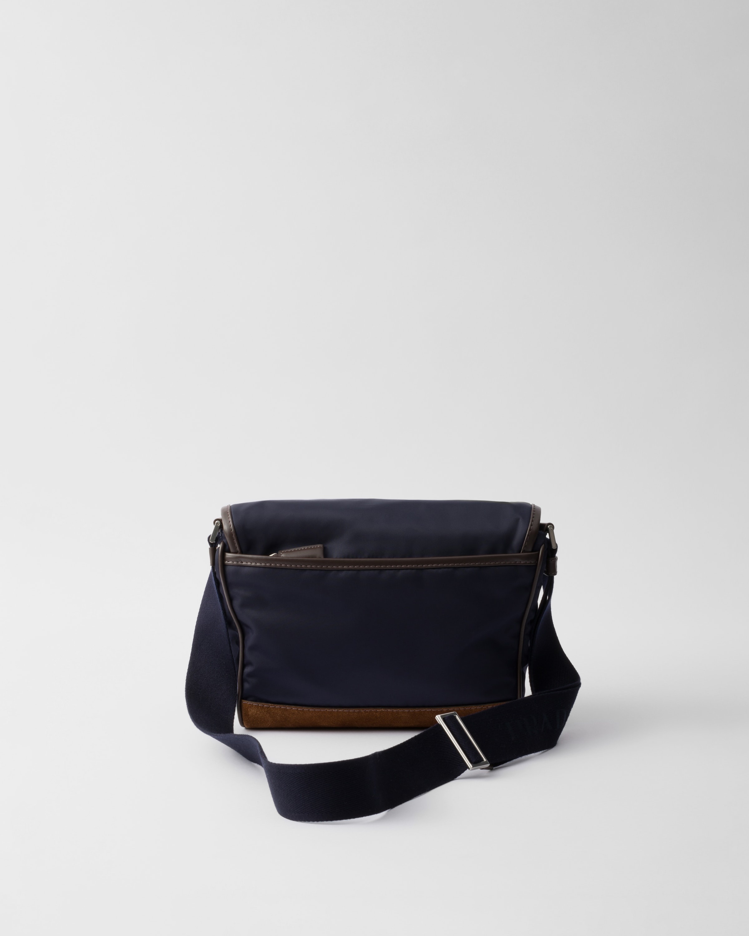 ショルダーバッグ PRADA 2VD052_384_F0C1B RE-NYLON+LEATHER SMALL SHOULDE BAG Black Re-nylon And Saffiano Leather Shoulder Bag | PRADA