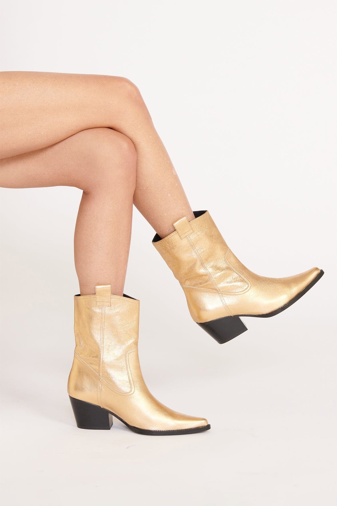 STAUD JUNE BOOT GOLD - 2