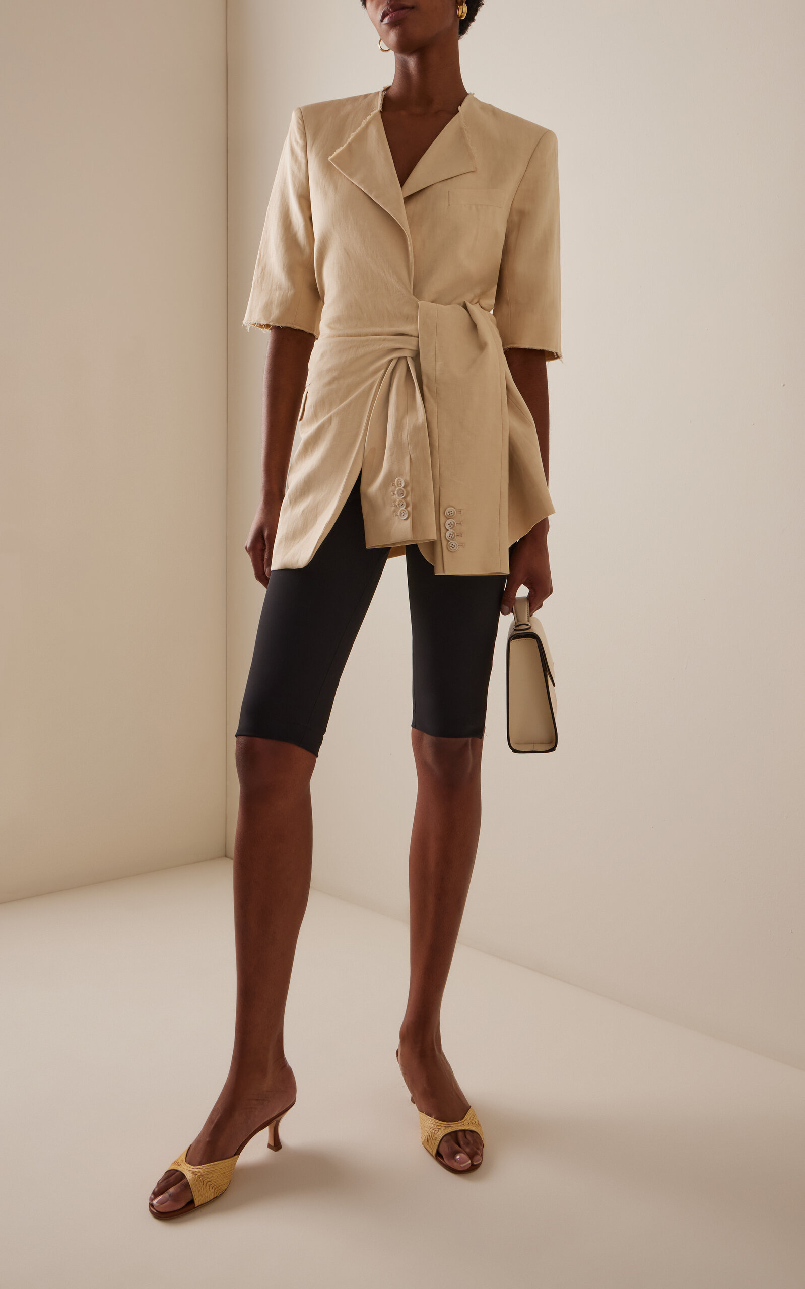 Brigitte Raffia Mules tan - 2