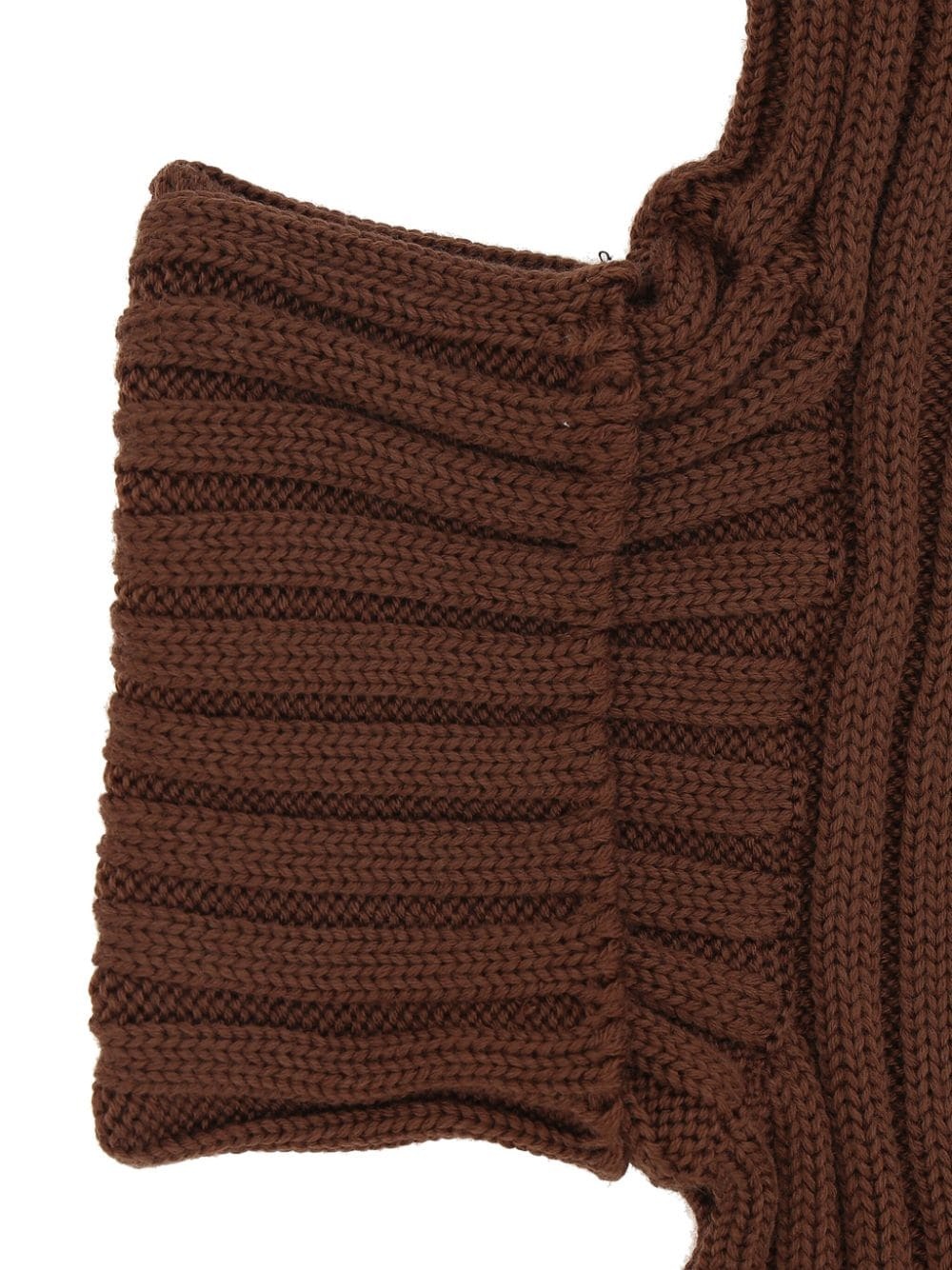 wool roll-neck shrug - 2
