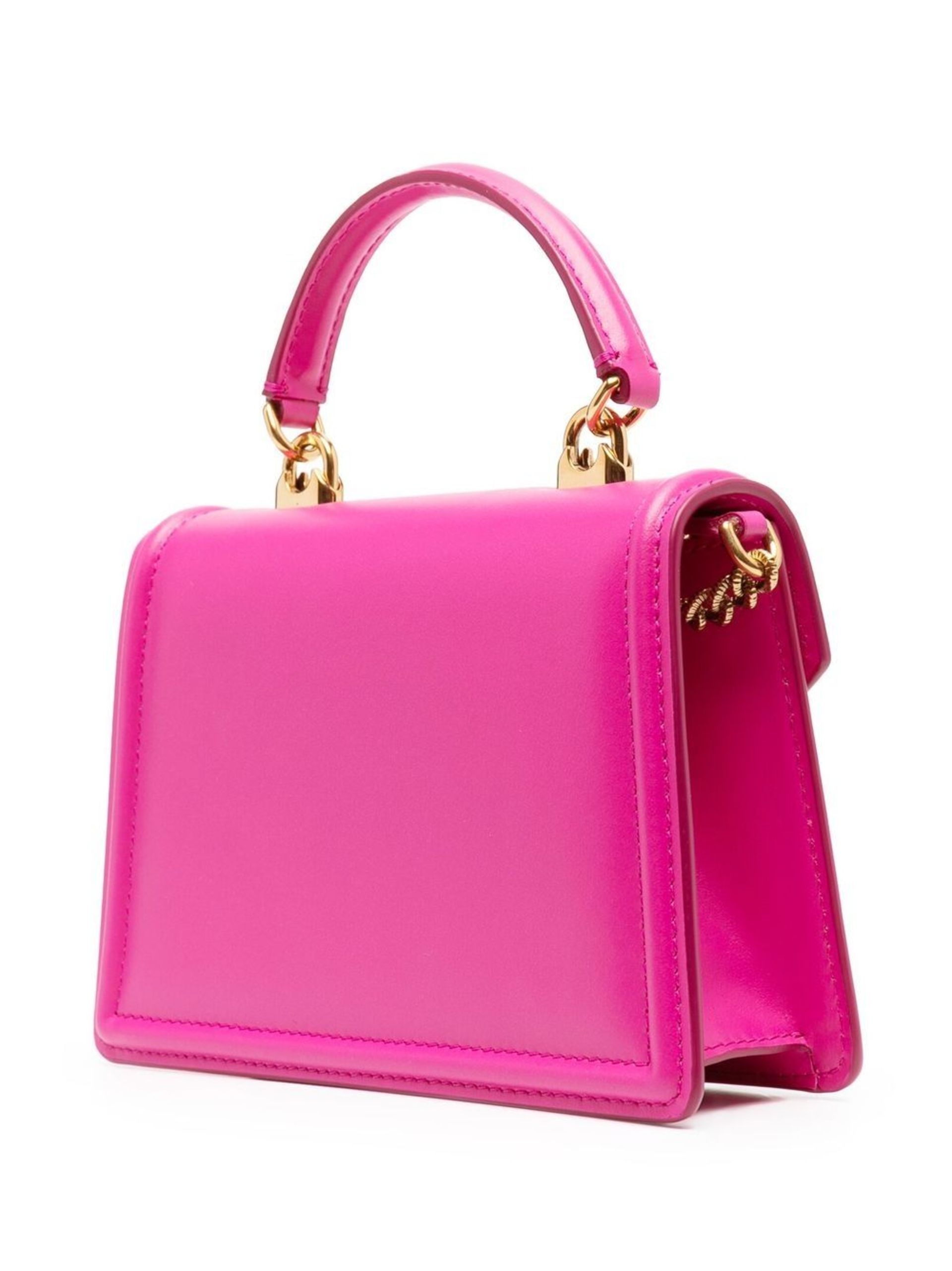 Pink Devotion Small Leather Top-Handle Bag - 4