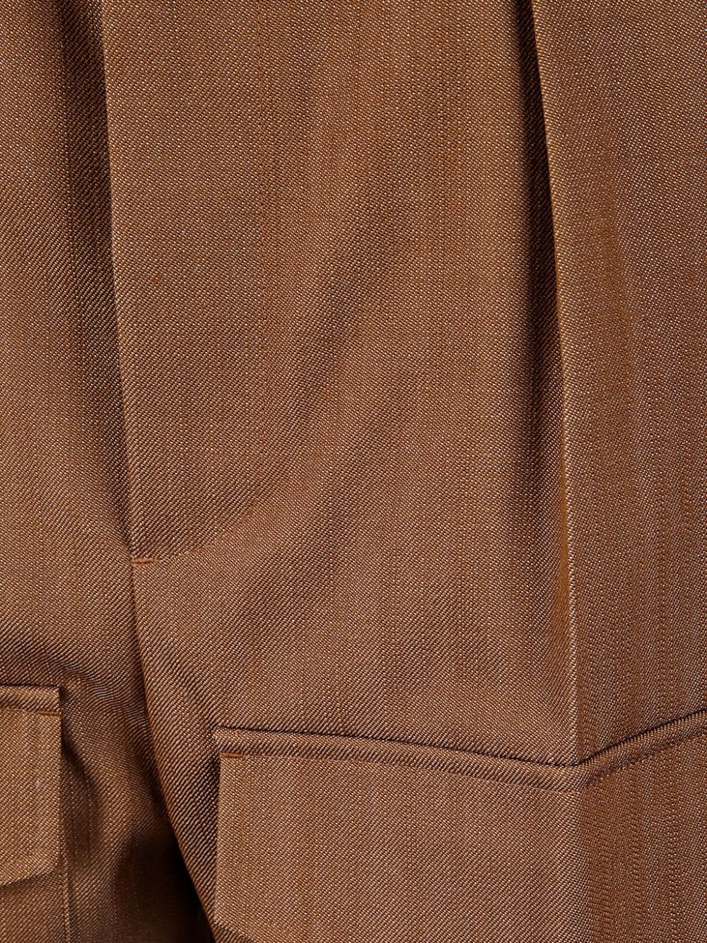 pleat-detailing straight trousers - 3