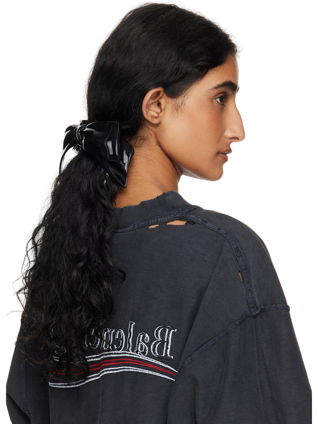 Black Angie Hair Clip - 3