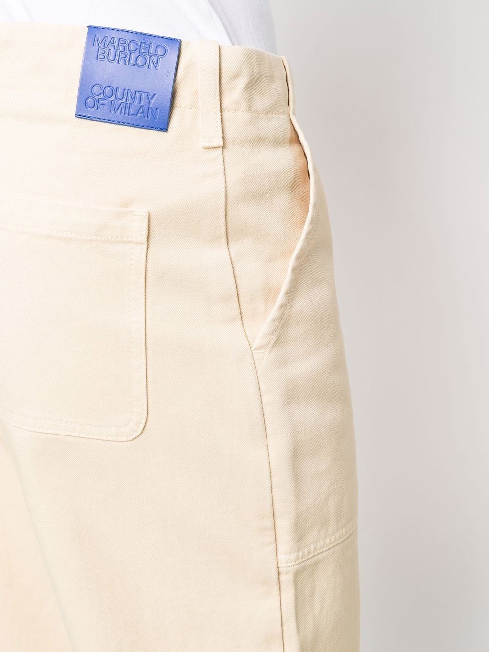 embroidered Cross straight-leg trousers - 5