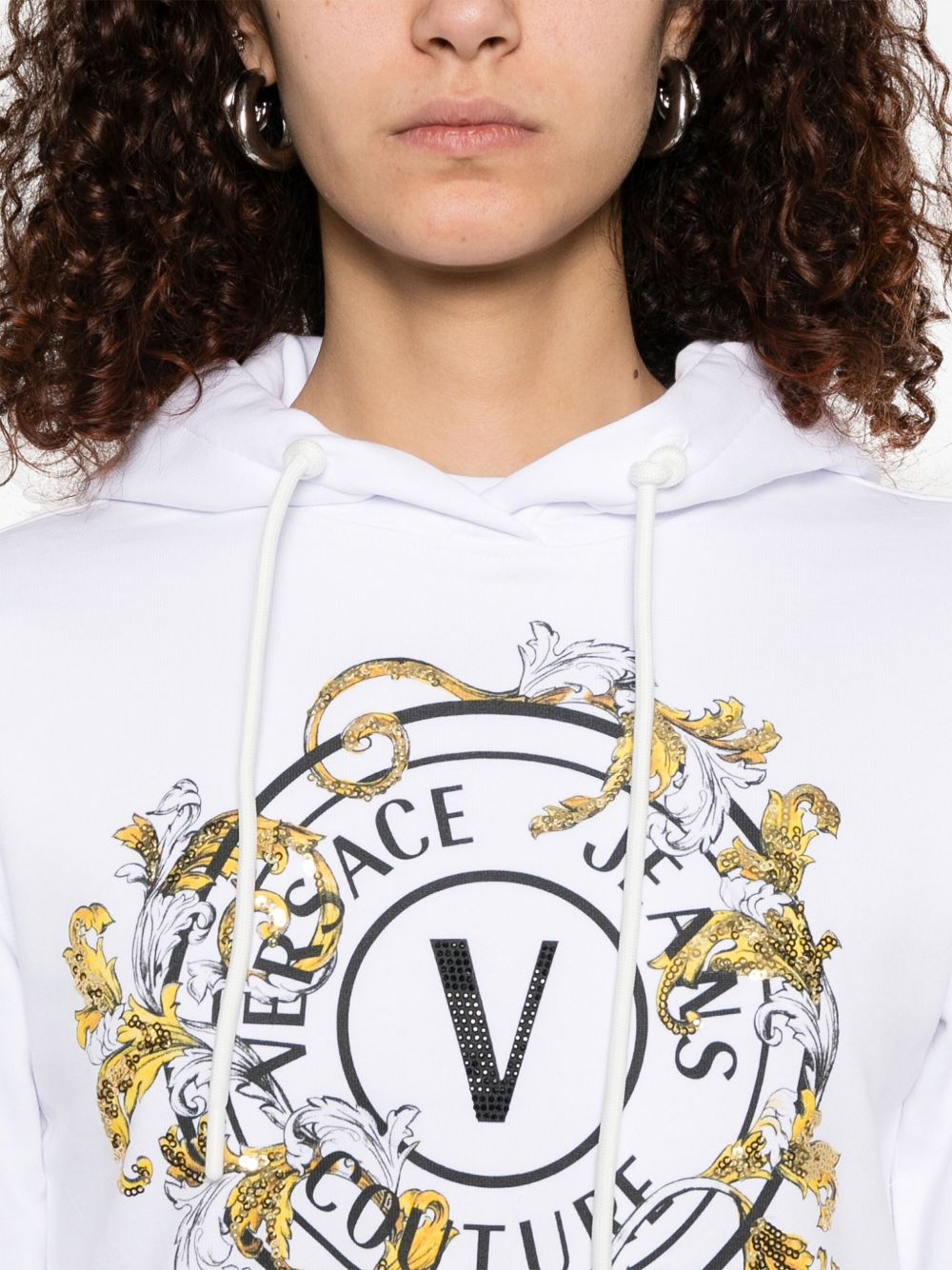 logo-print hoodie - 5