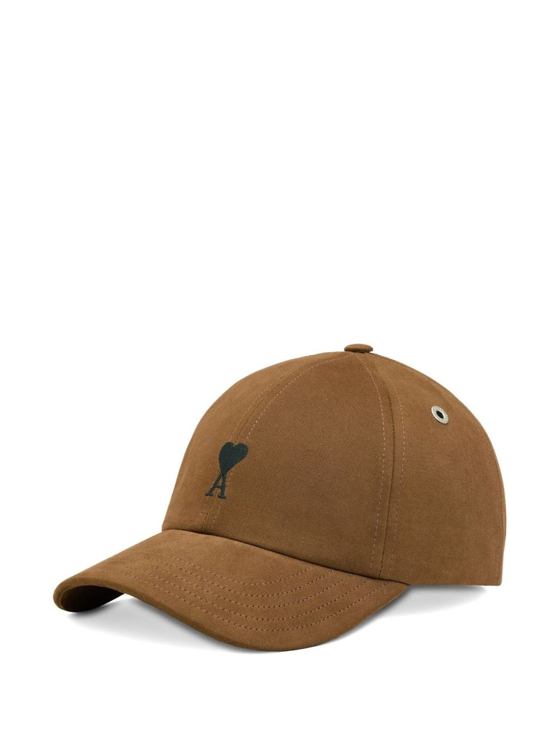 AMI Paris Ami De Coeur-embroidered baseball cap outlook