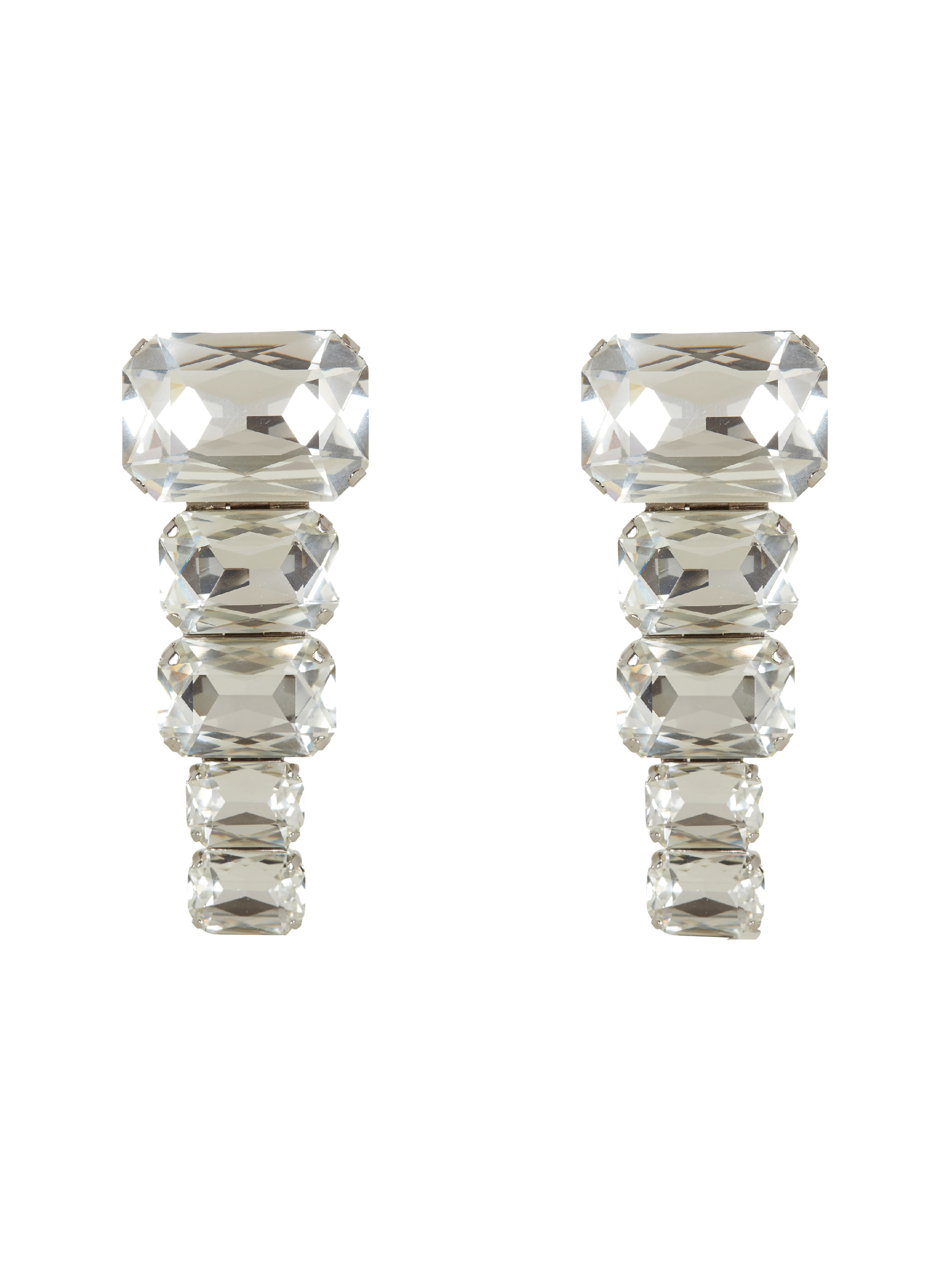 Crystal pendant earrings - 1