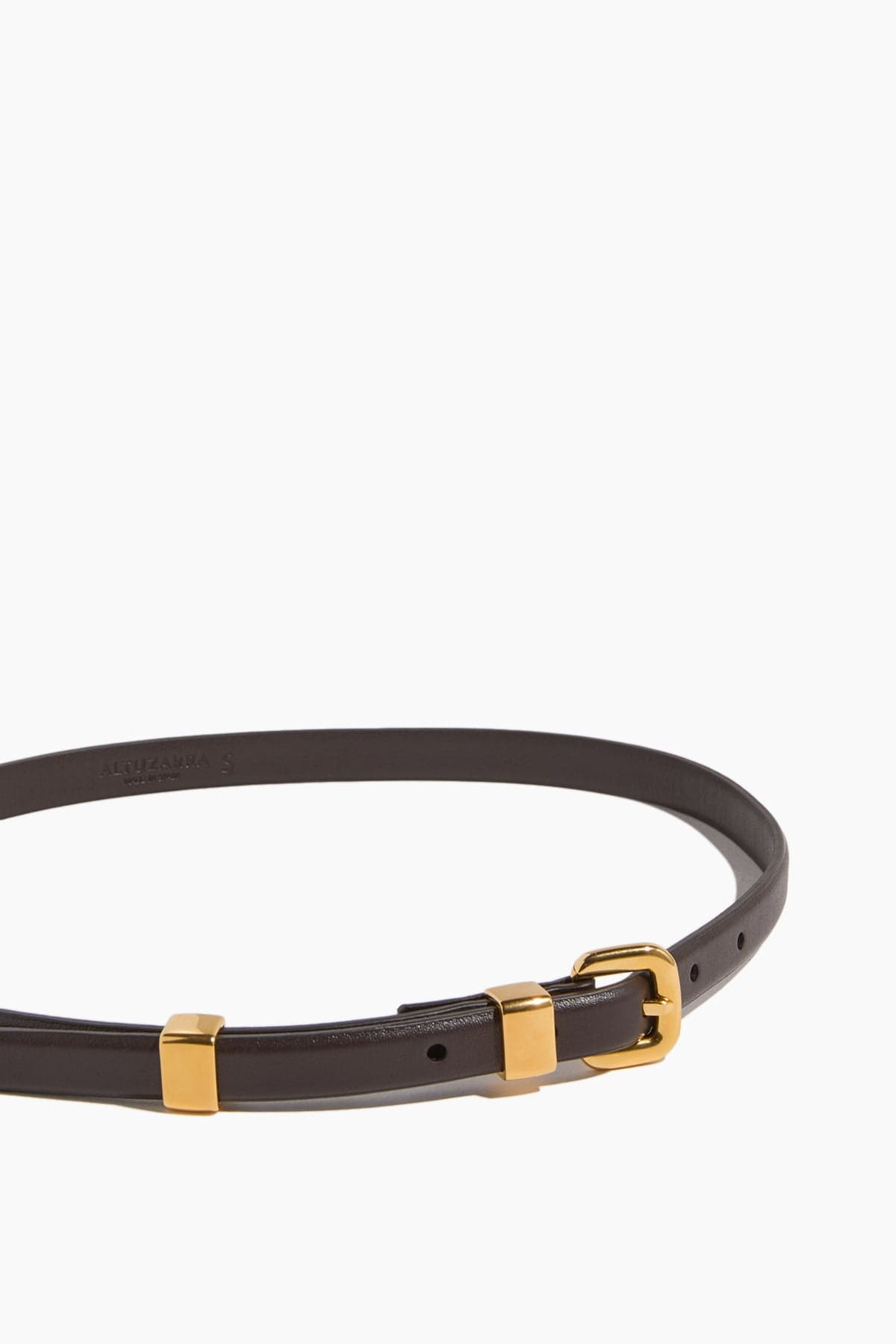 Skinny Belt in Tobacco - 3