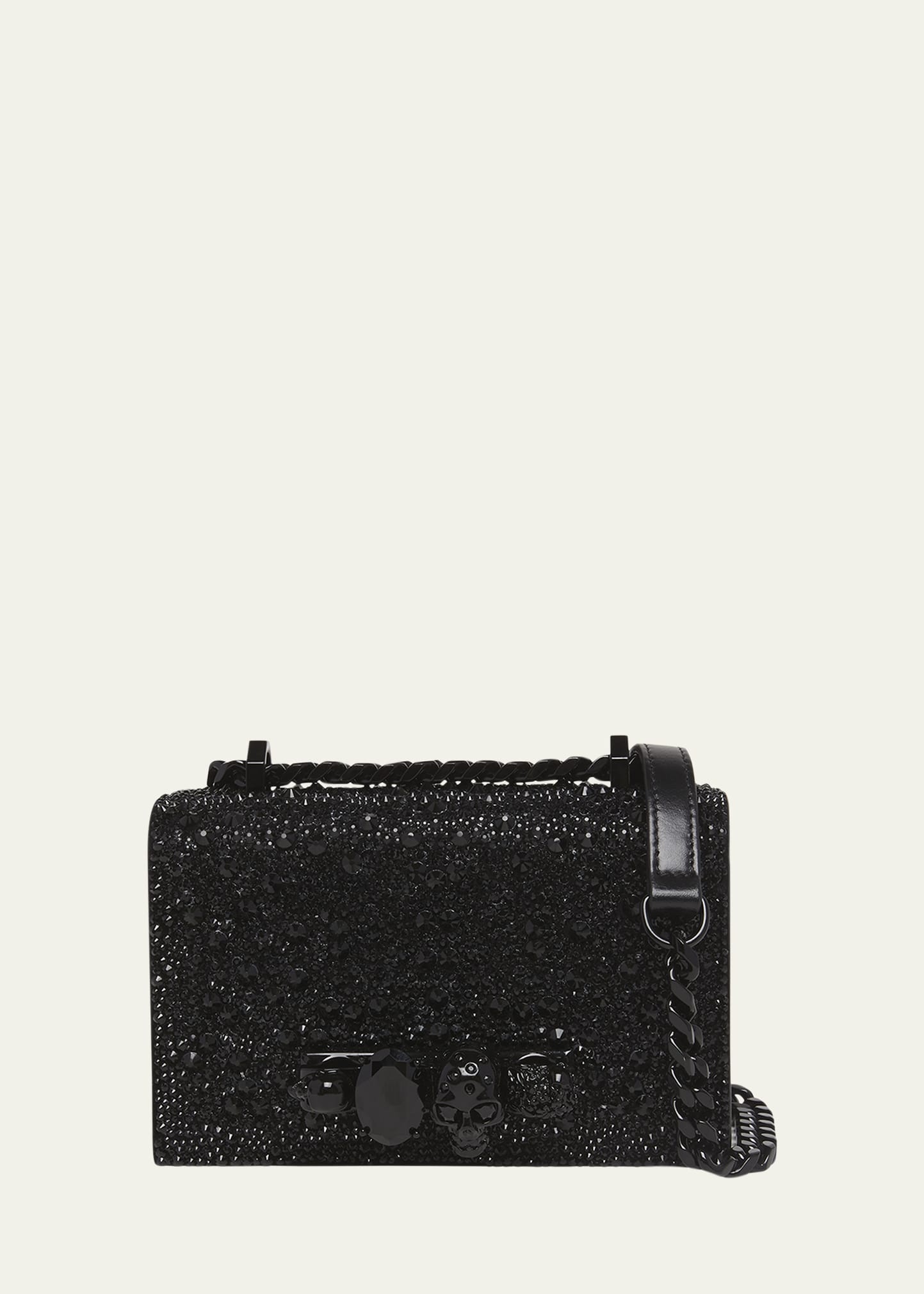 Mini Skull Jewel Chain Shoulder Bag - 1