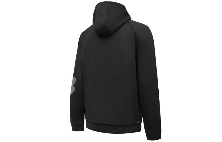 New Balance Men's New Balance Logo Printing Athleisure Casual Sports Pullover Black MT11021-BK - 2