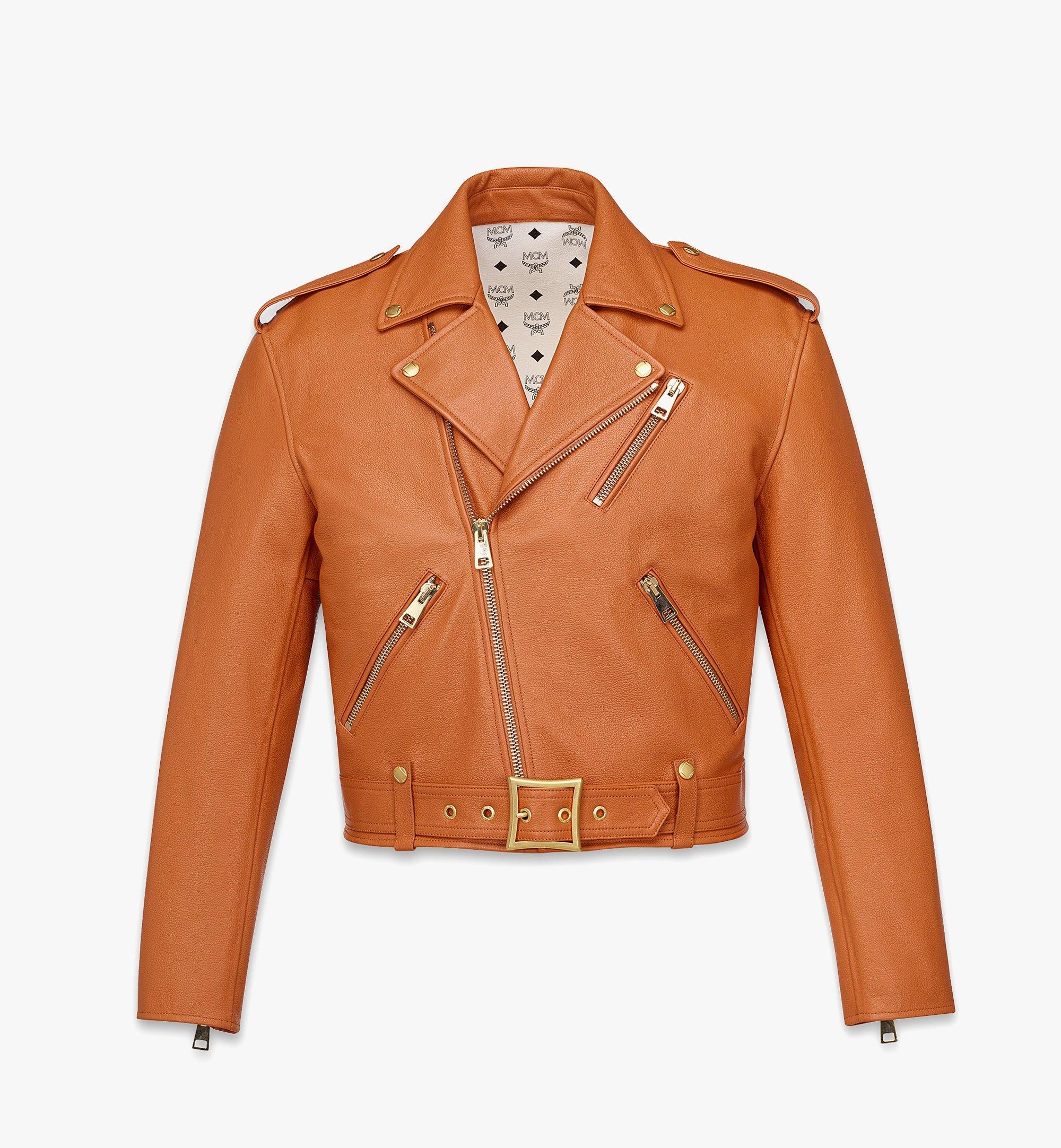 Cropped Rider Jacket in Lamb Leather - 1