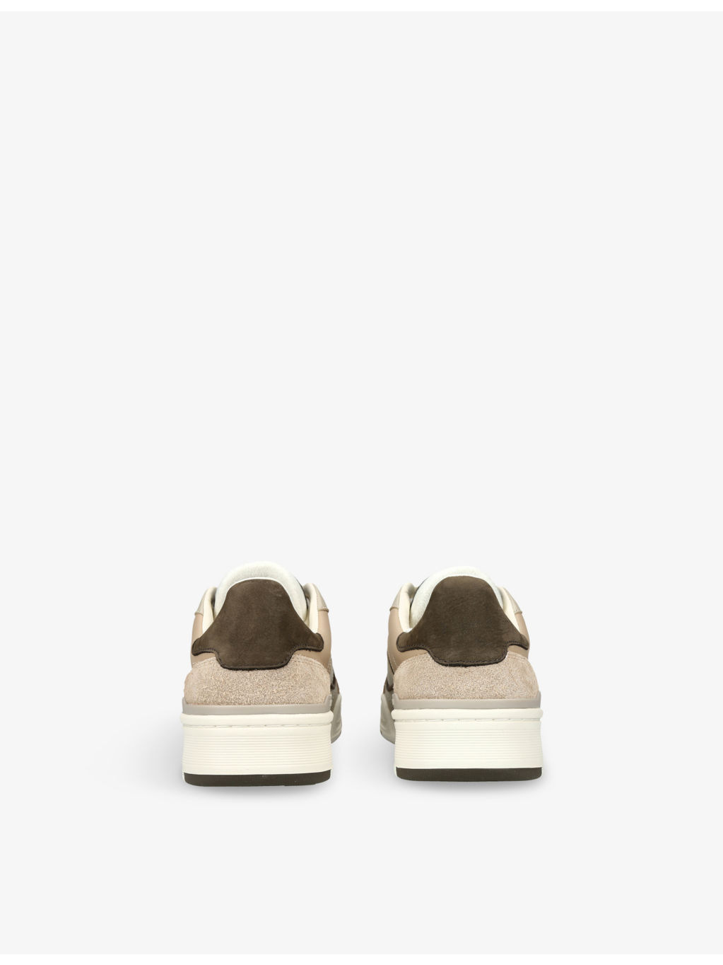 Clay Leather and Suede Trainers - 4