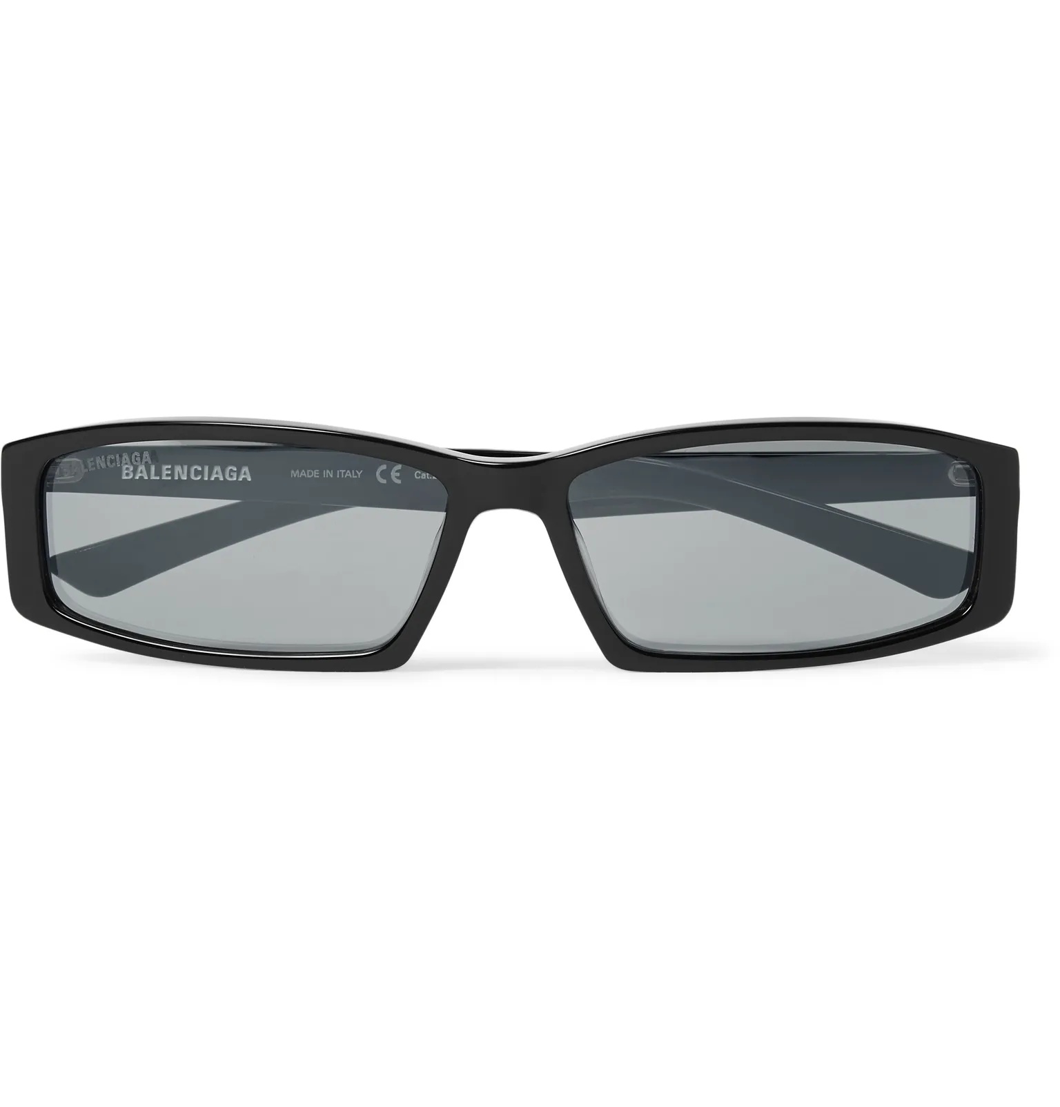 Rectangular-Frame Acetate Sunglasses - 1