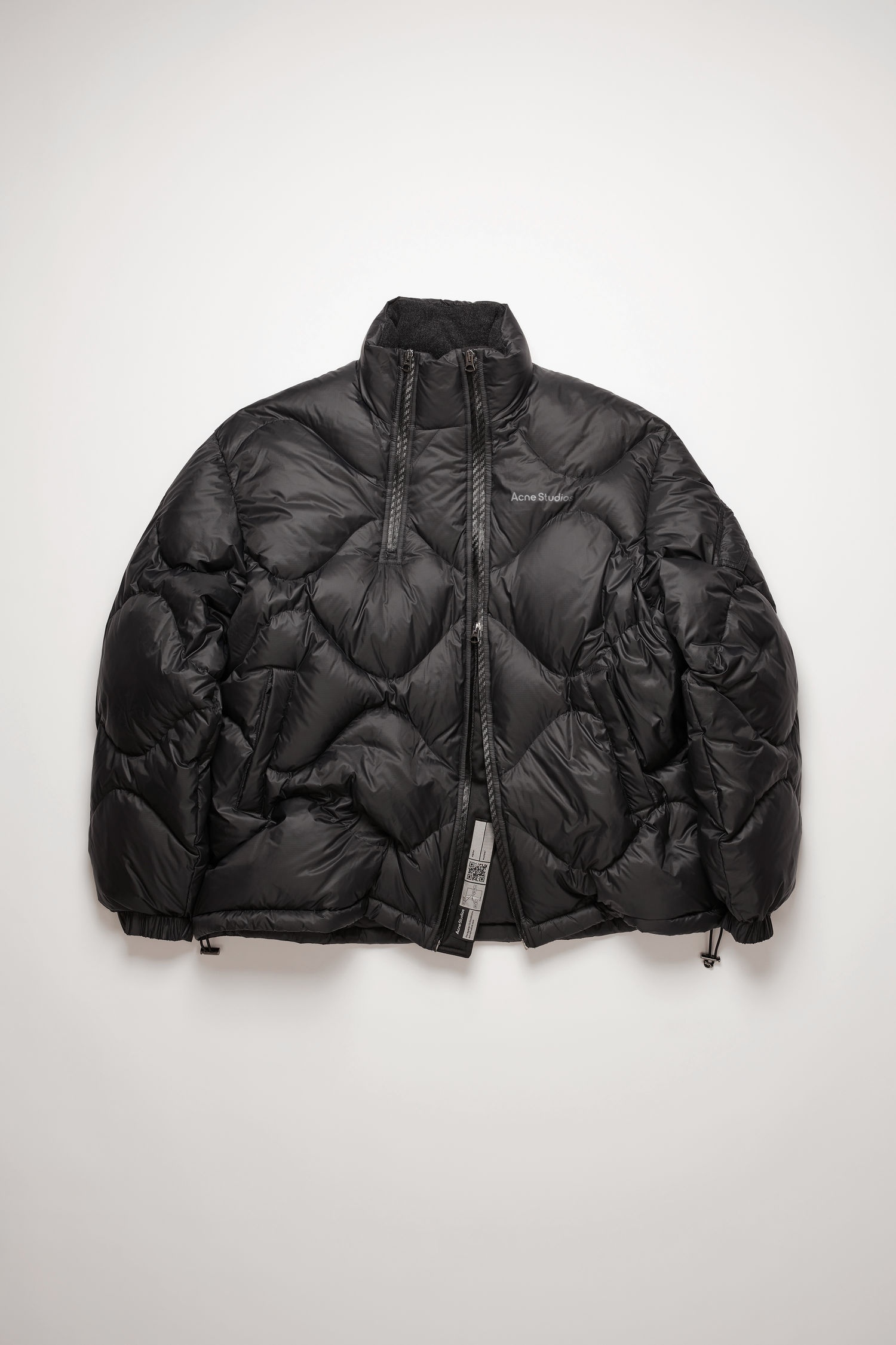 Double-zip down jacket black - 5