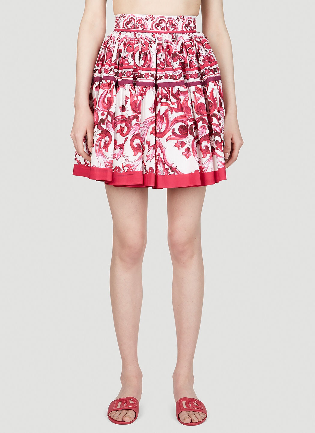 Majolica Print Skirt - 1