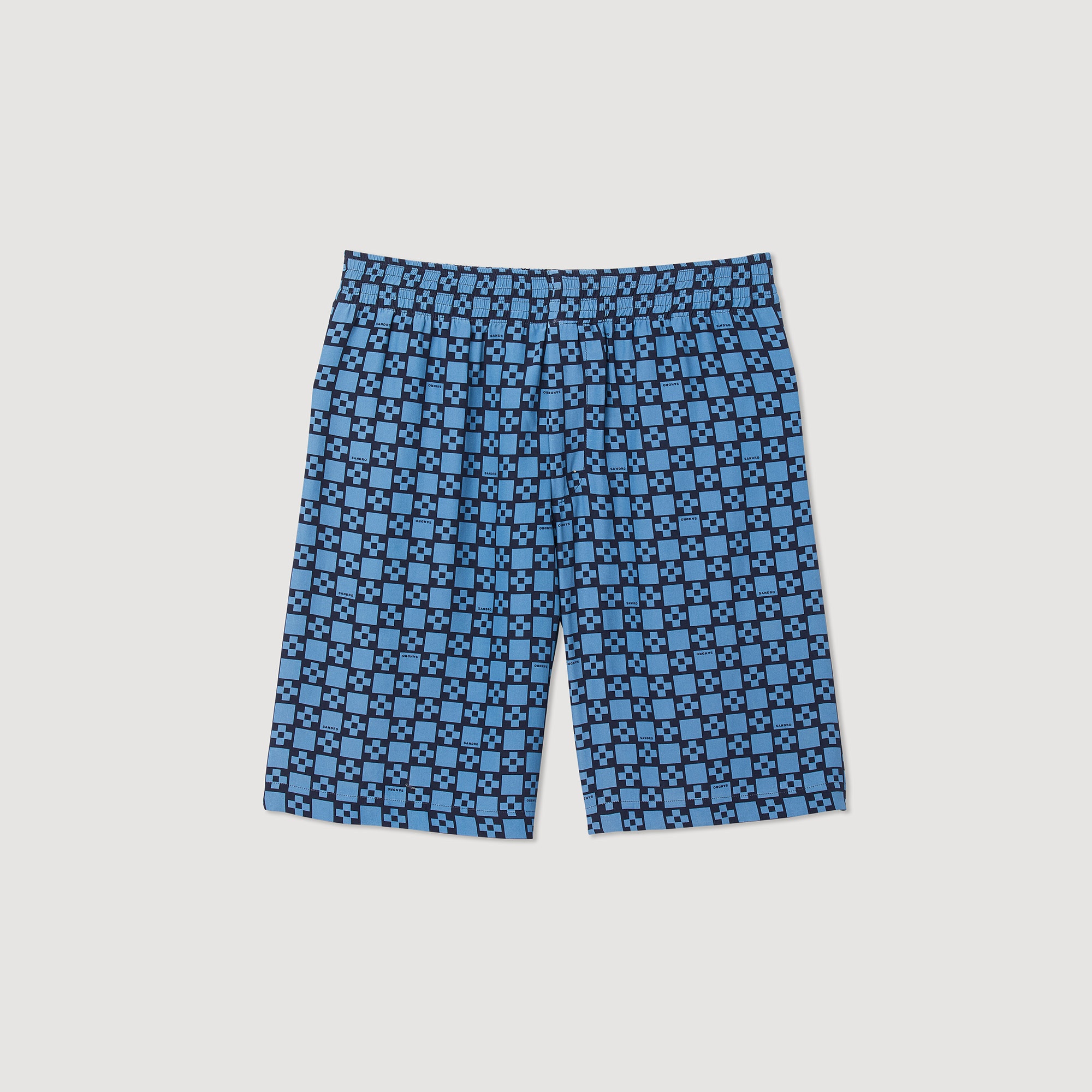 Square Cross printed shorts - 1