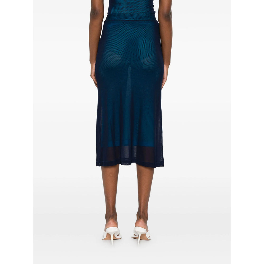 Off-White Blue Skirts - Straight Skirts Women - 4
