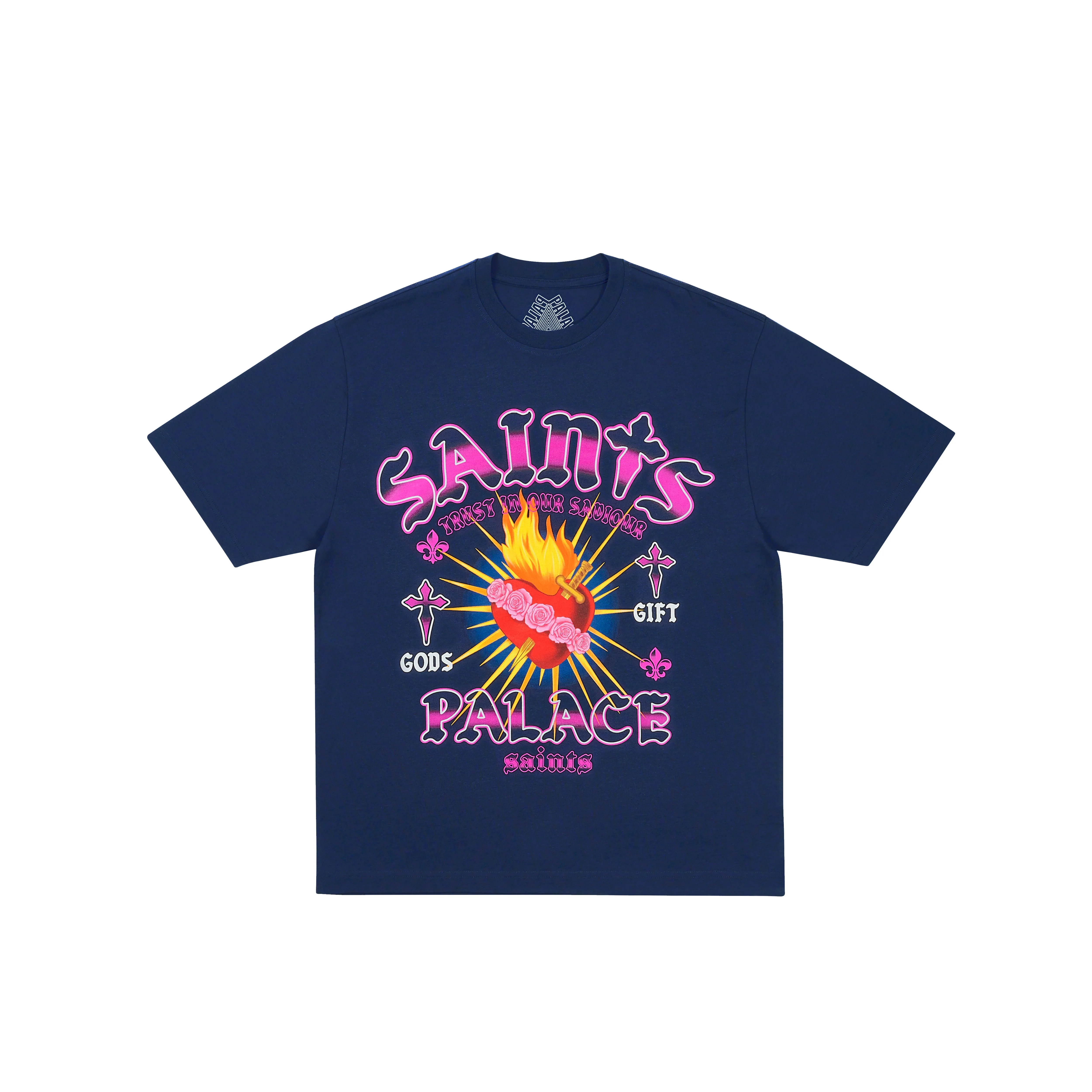 GODS GIFT T-SHIRT NAVY - 1