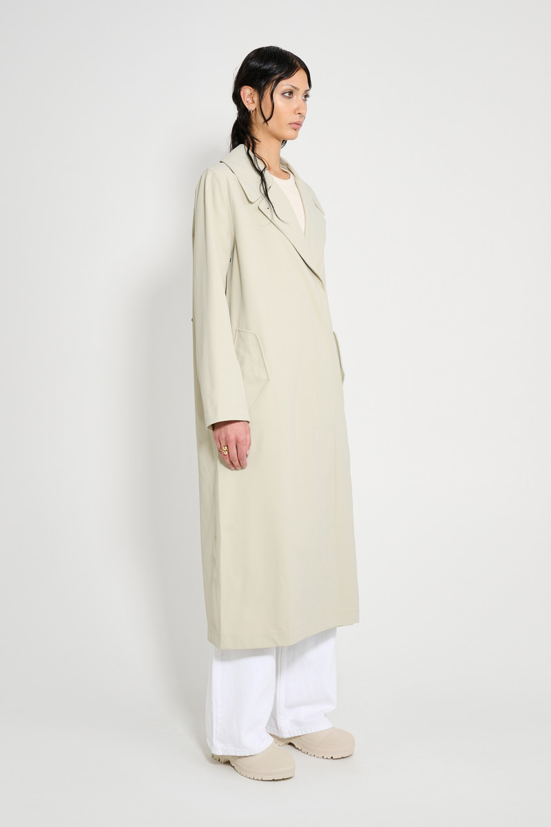 Stutterheim Wayfair Trench Coat Pelican outlook