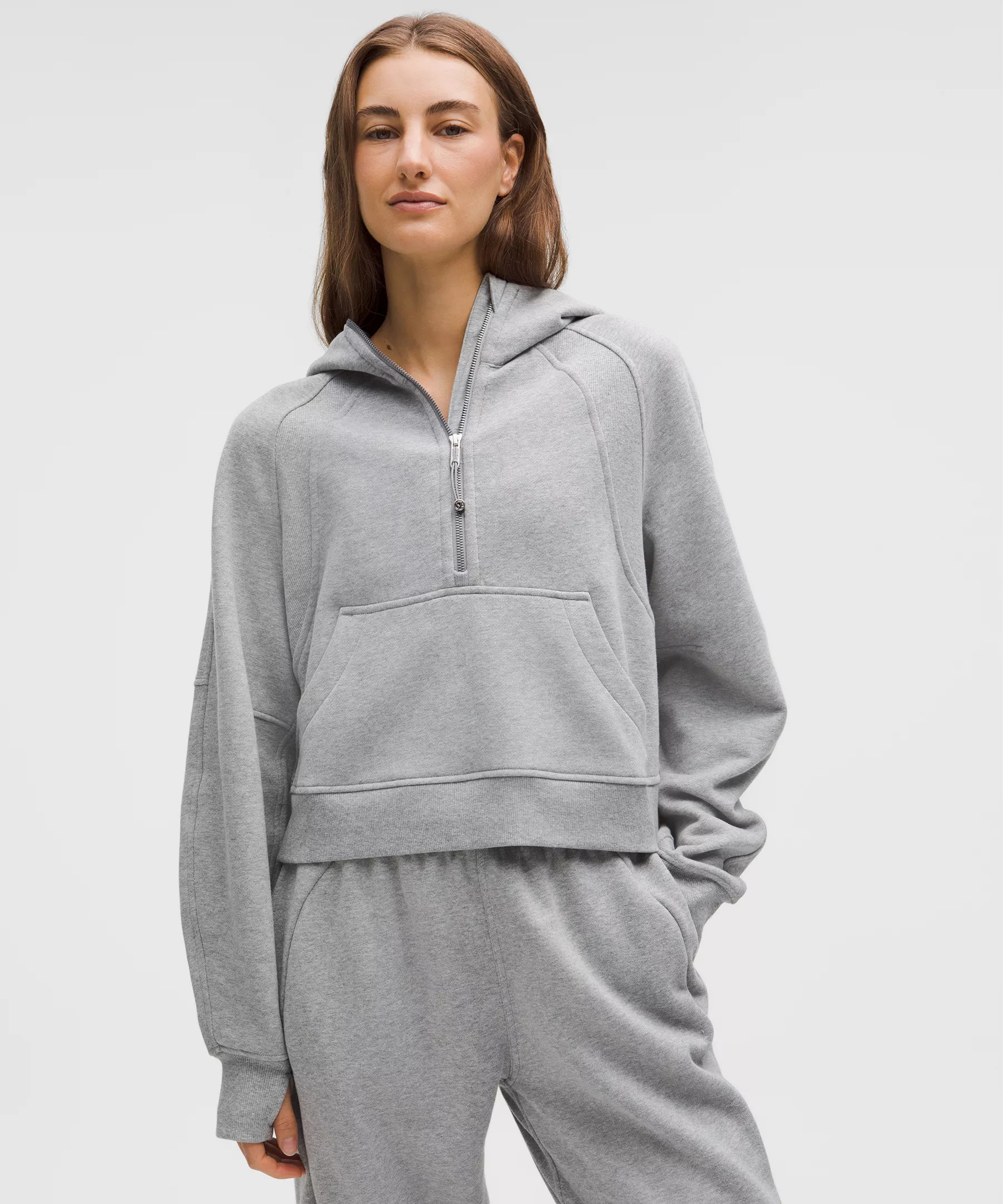 Scuba Oversized Half-Zip Hoodie - 1