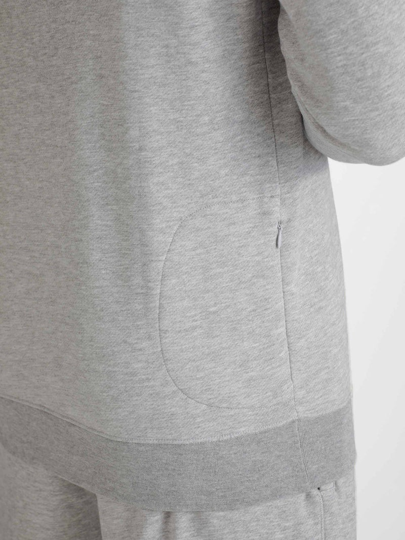 Men's Sweatshirt Quinn Cotton Modal Silver - 7