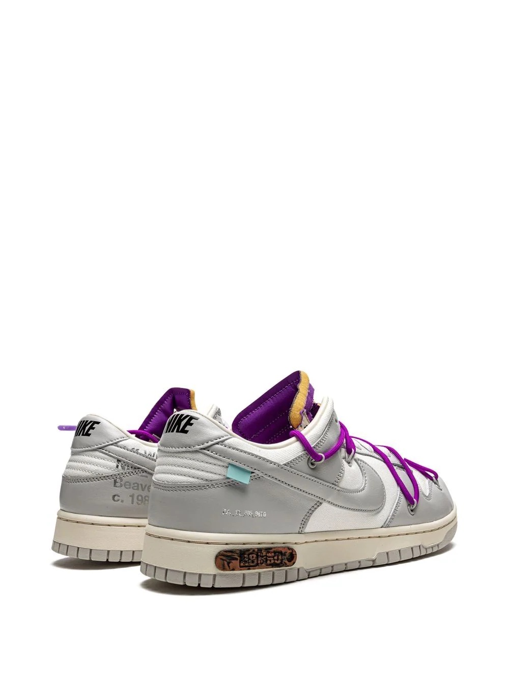 x Off-White Dunk Low sneakers - 3