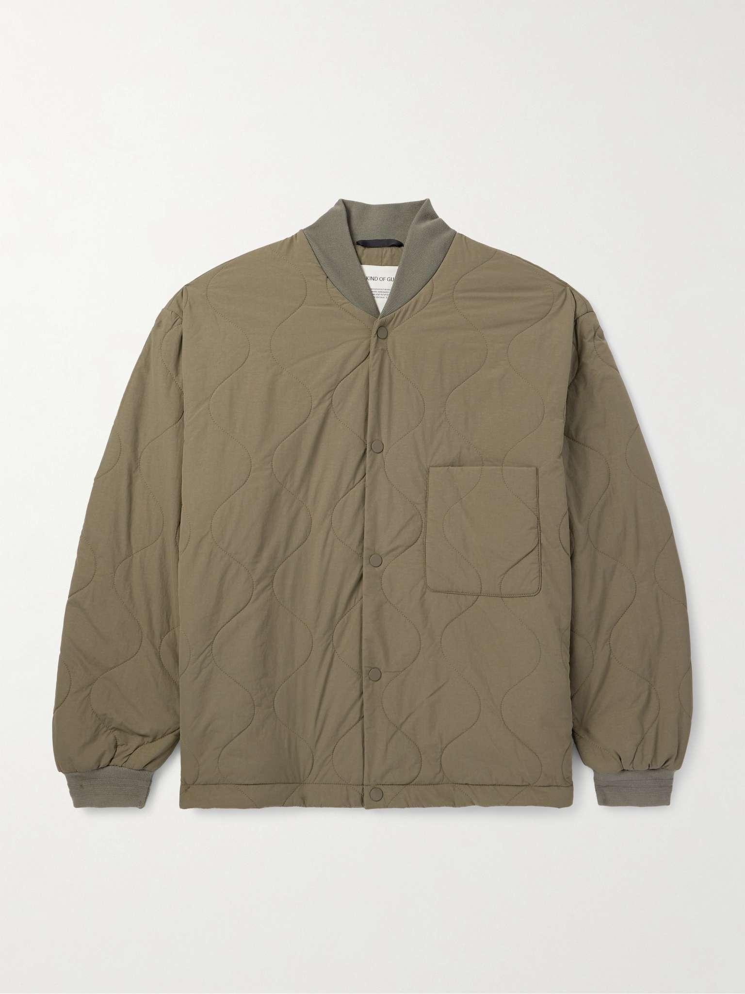 Amaru Quilted Shell Bomber Jacket - 1