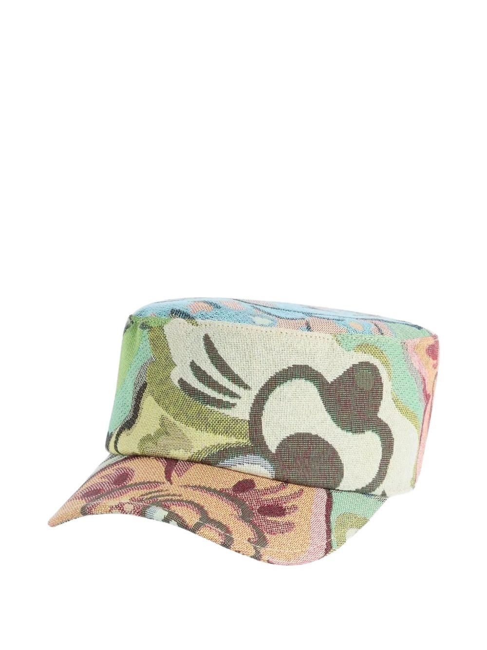 patterned-jacquard cap - 1