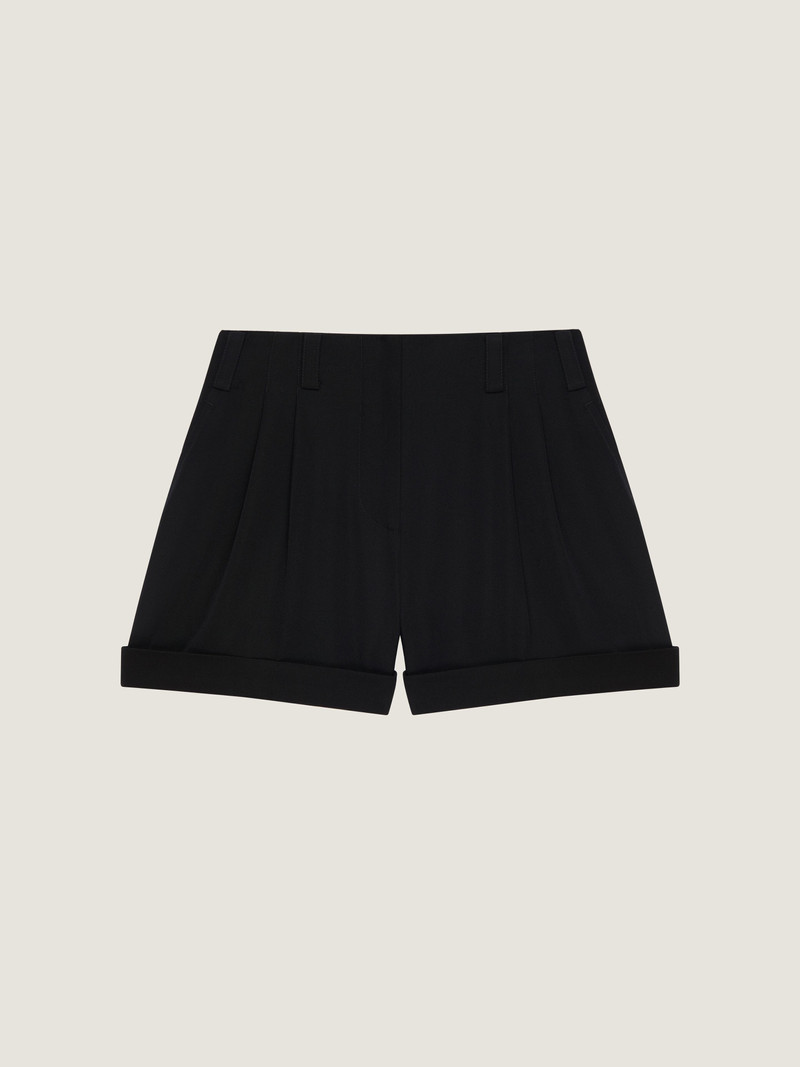 DOUBLE PLEAT SHORTS IN WOOL 1