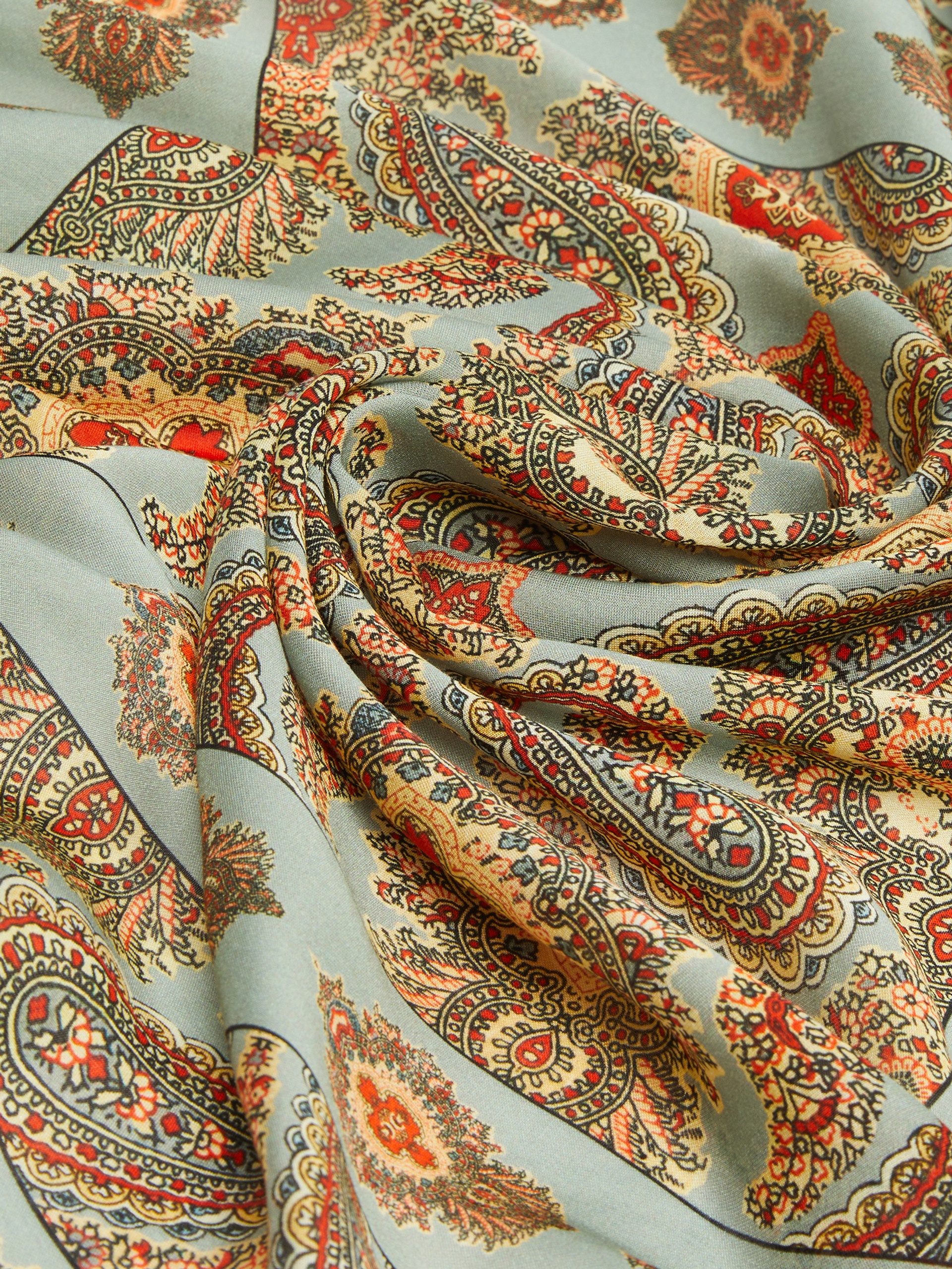 SARONG Modal and printed silk shawl - 3