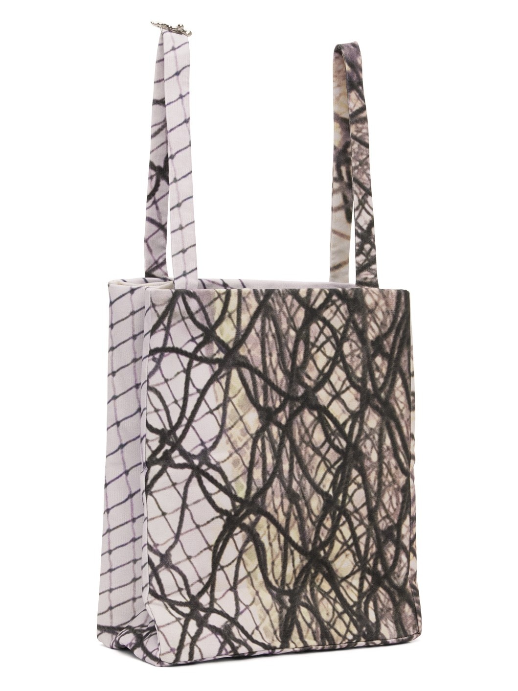 Purple Printed Tote - 3
