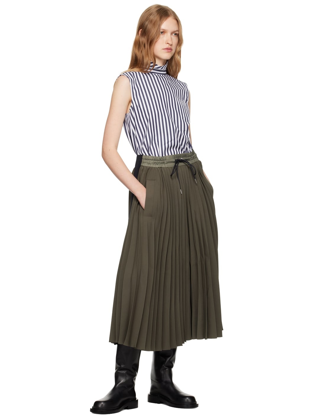 Navy Striped Top - 5