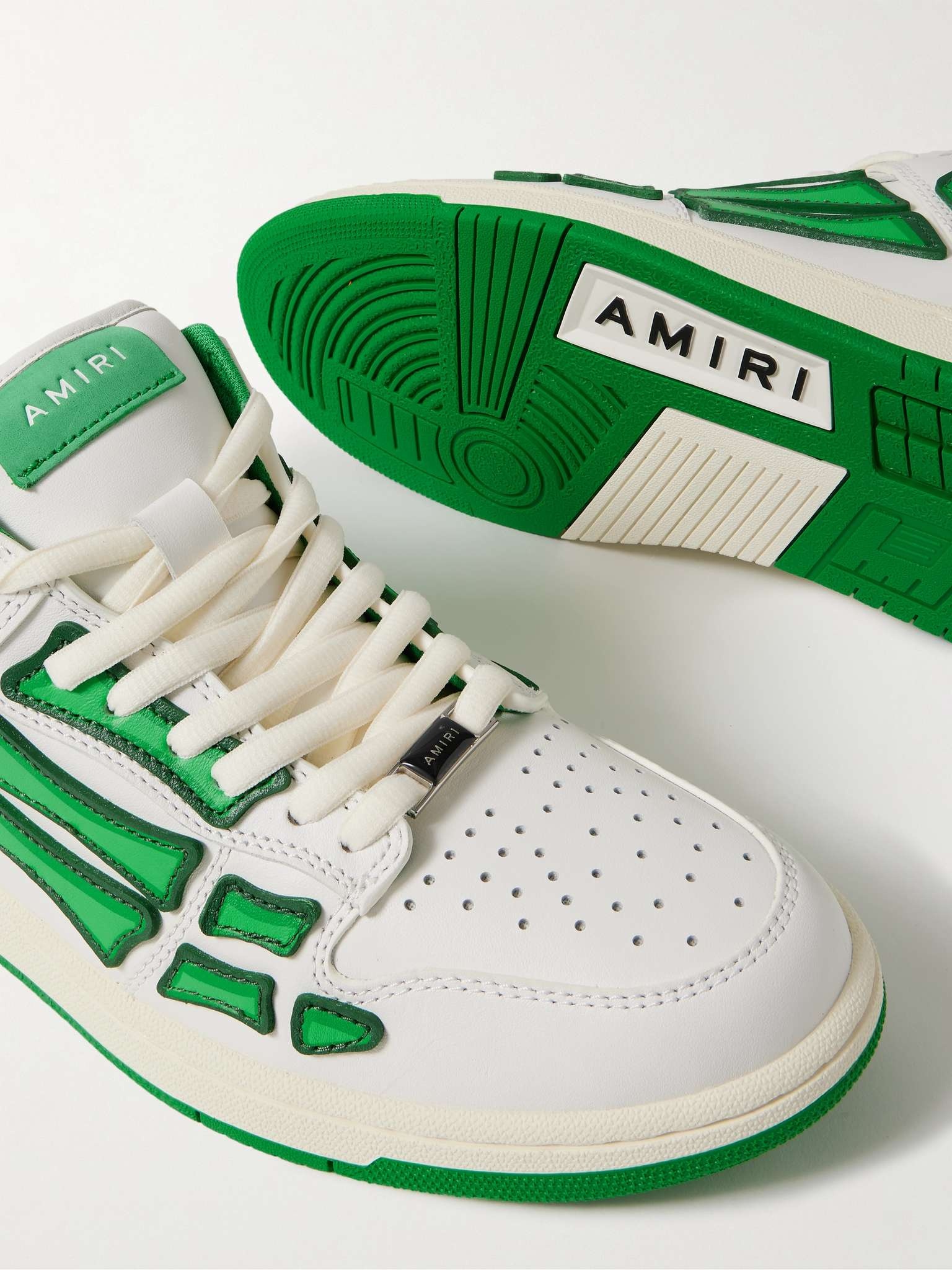 Skel-Top Leather Sneakers - 6
