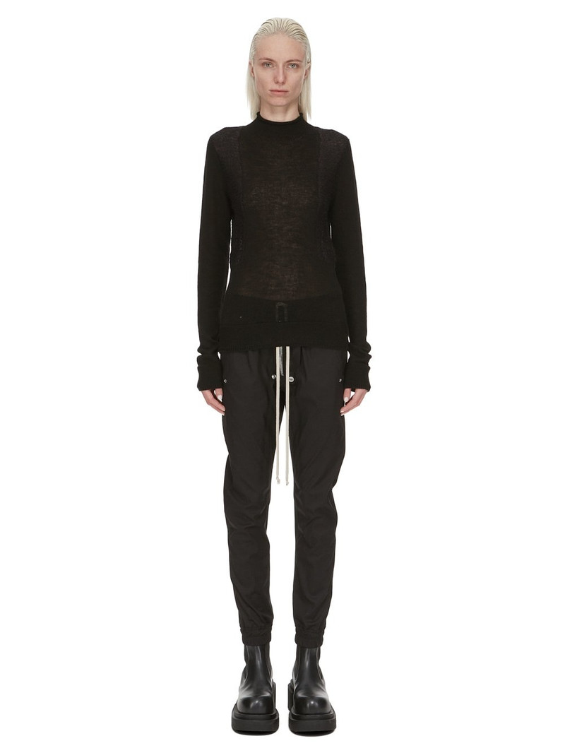 Relaxed-fit semi-sheer wool-knit jumper 6