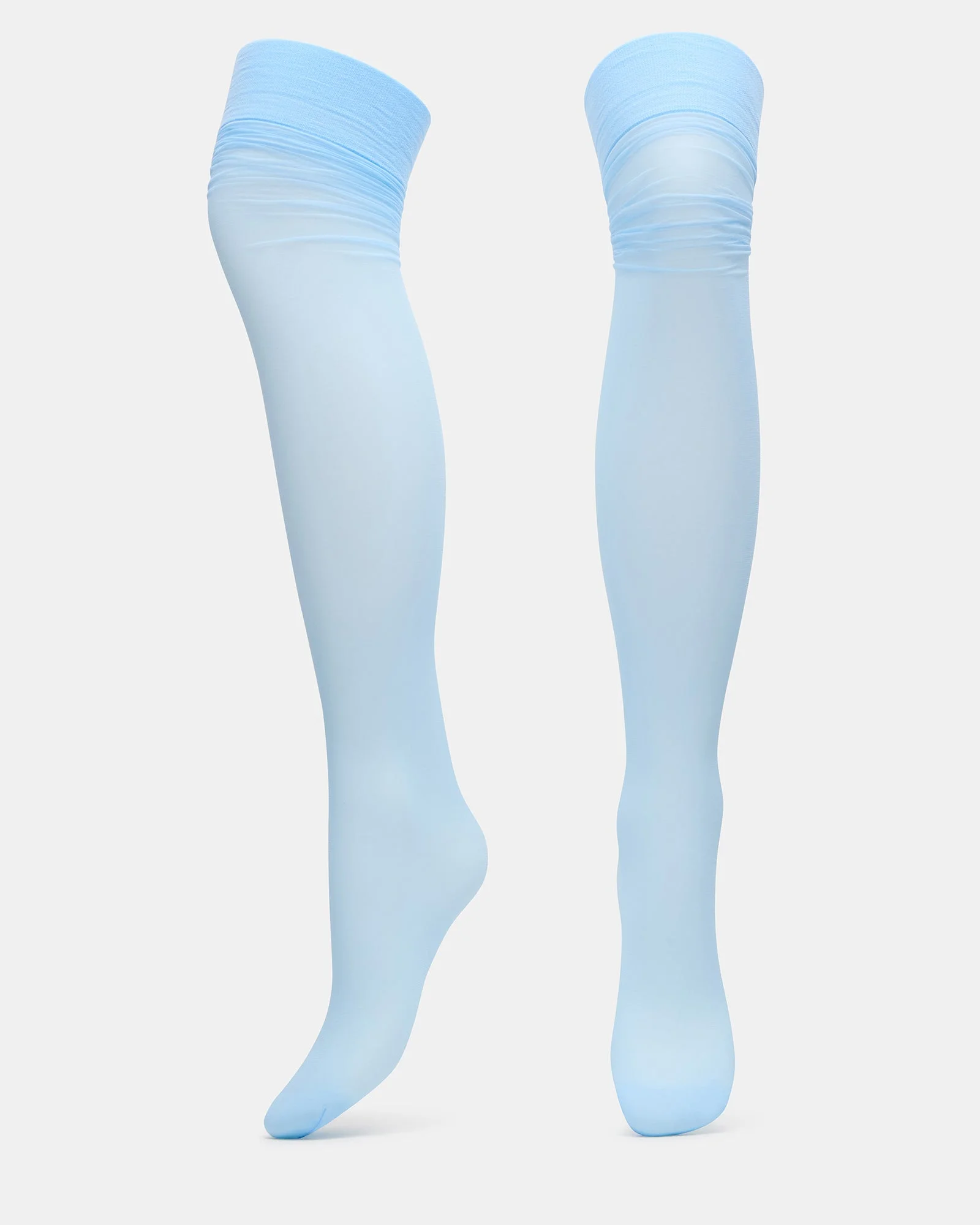PREPPY TIGHTS LIGHT BLUE - 1