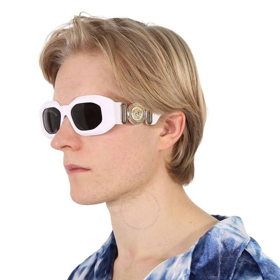 Versace Dark Gray Irregular Men's Sunglasses VE4425U 314/87 53 - 2