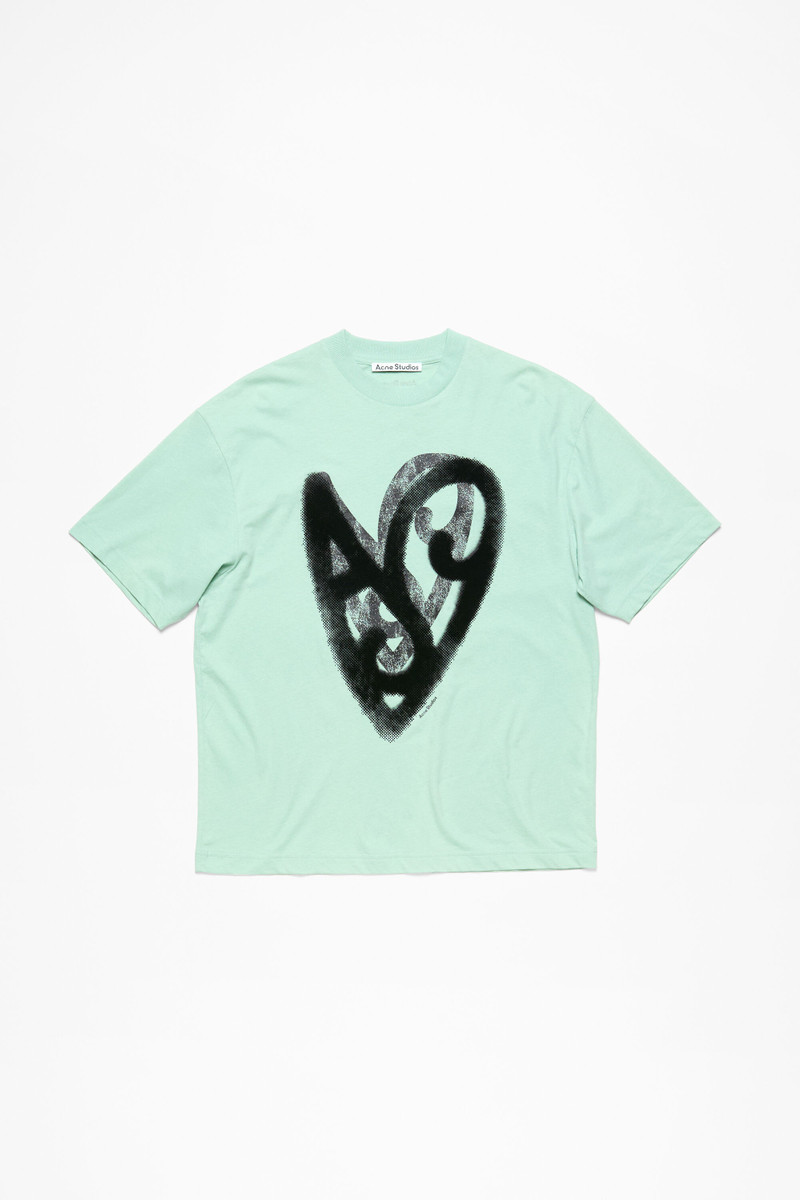 Logo t-shirt - Relaxed fit - Sea foam green 1