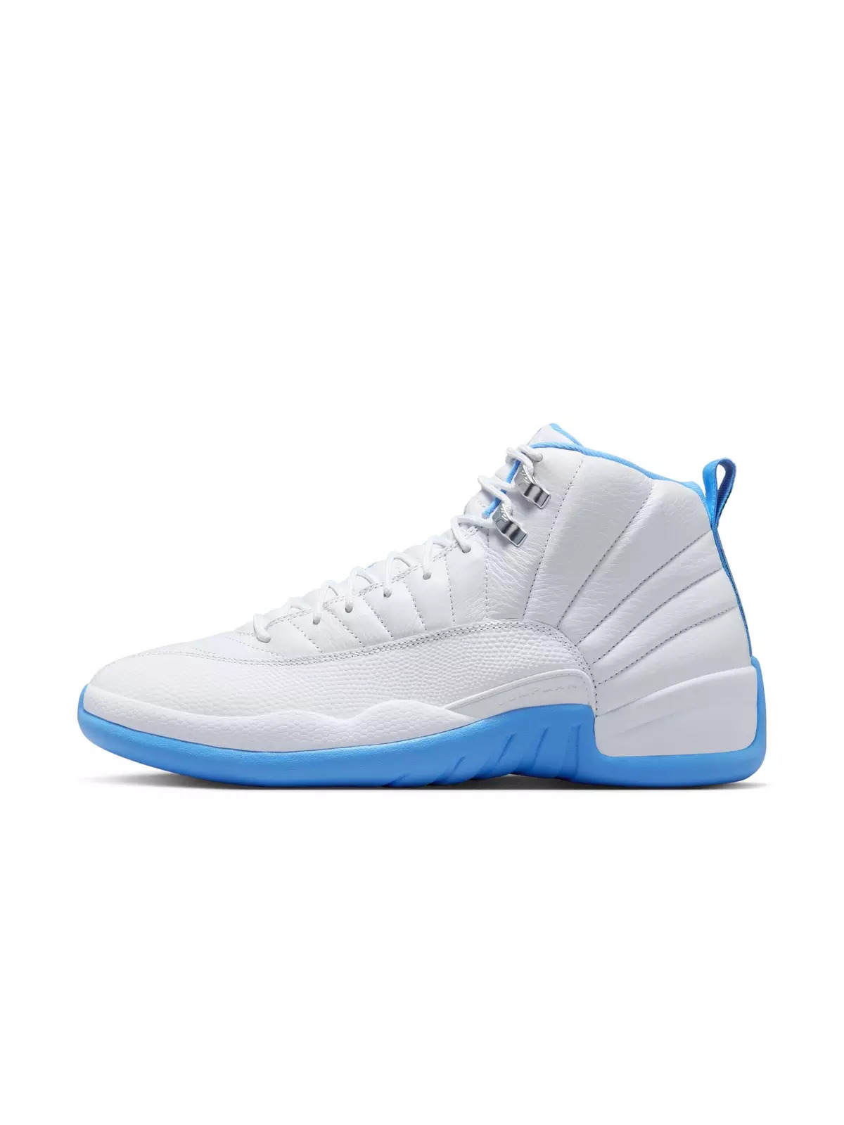 12 Retro "White and University Blue" Men's Shoe - 6