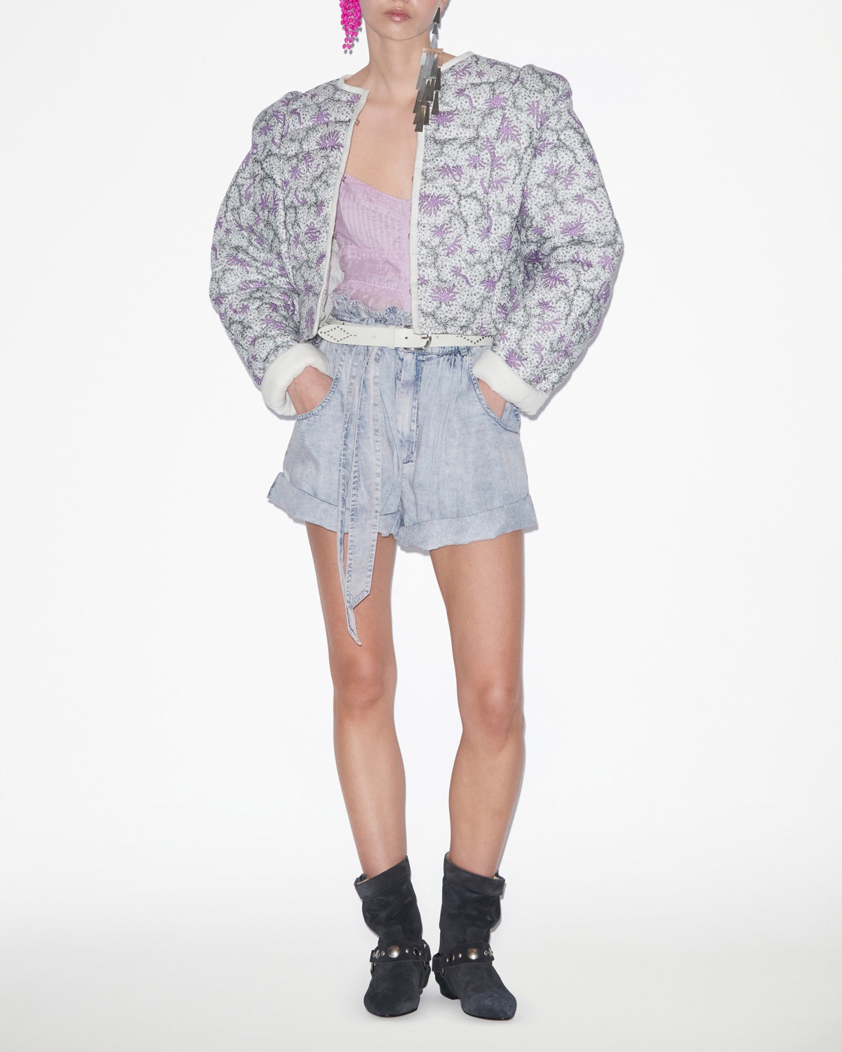 ISABEL MARANT｜JACKETS (DREW (VE0374FA B3J02E ECLI)) Isabel Marant Étoile DREW JACKET | isabelmarant | REVERSIBLE