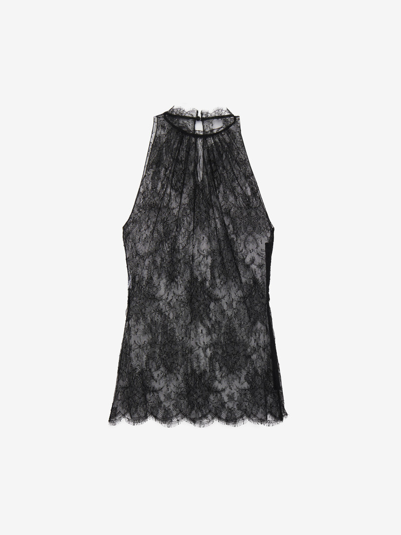 Floral Lace Sleeveless Top 1