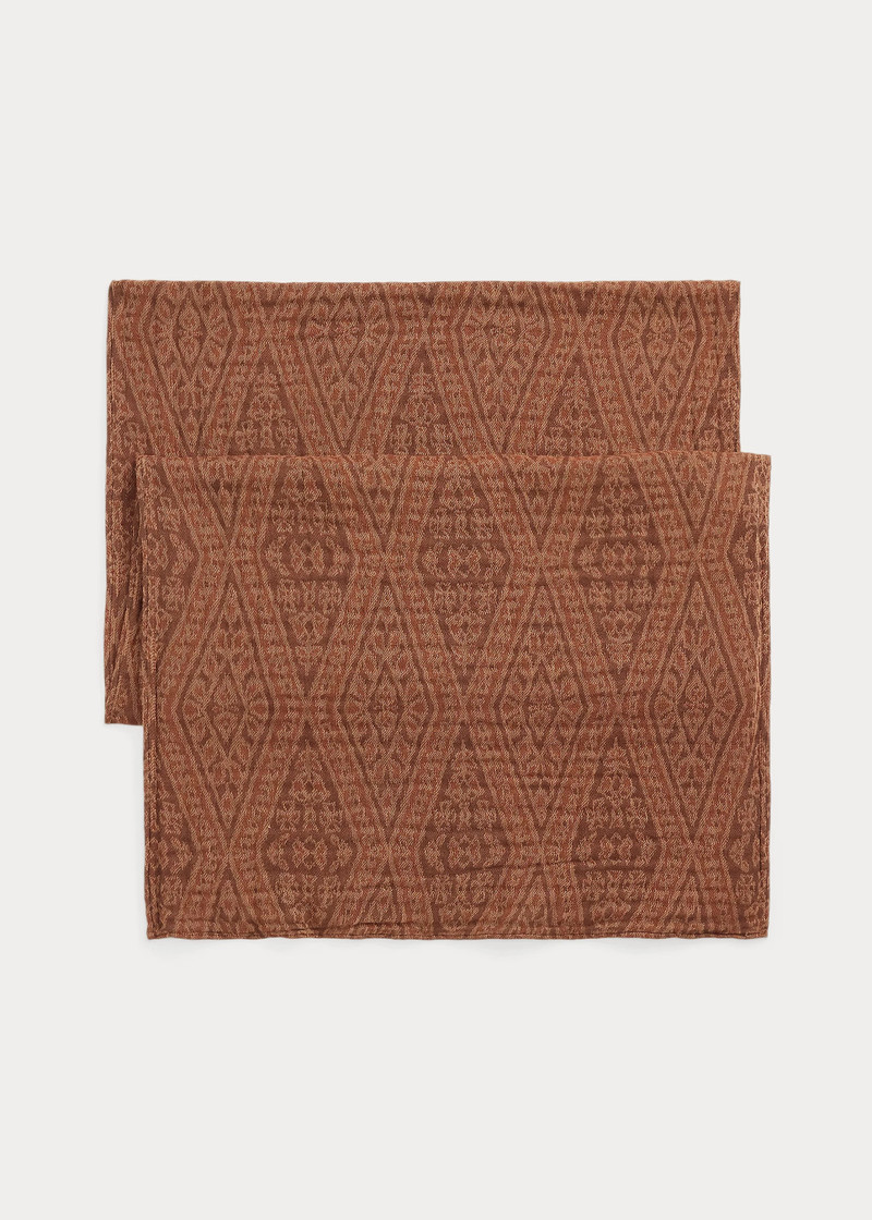 Double-Faced Cotton Jacquard Scarf 1