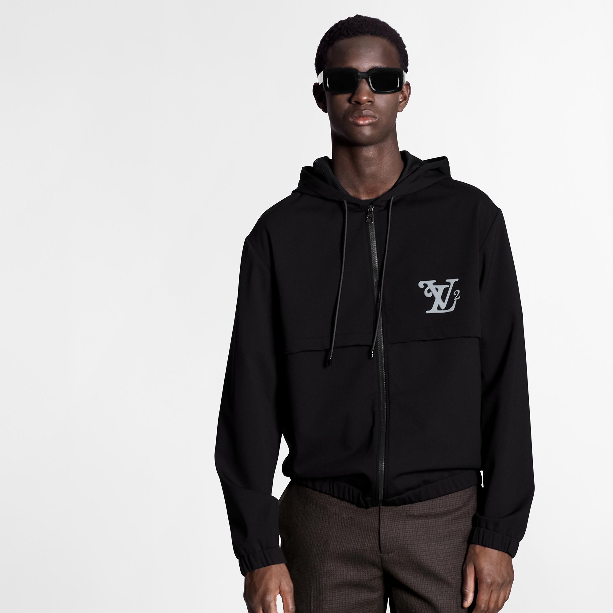 Squared LV Zipped Hood Blouson - 4