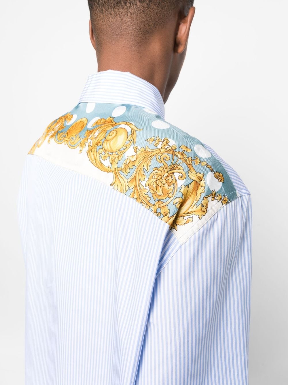 Seashell Baroque striped shirt - 5